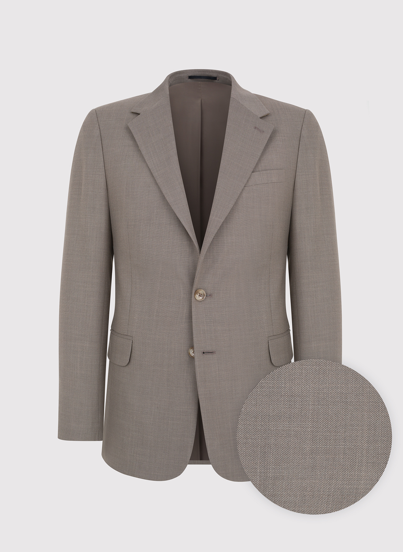 PAKO LORENTE – Jasnobrązowa marynarka garniturowa