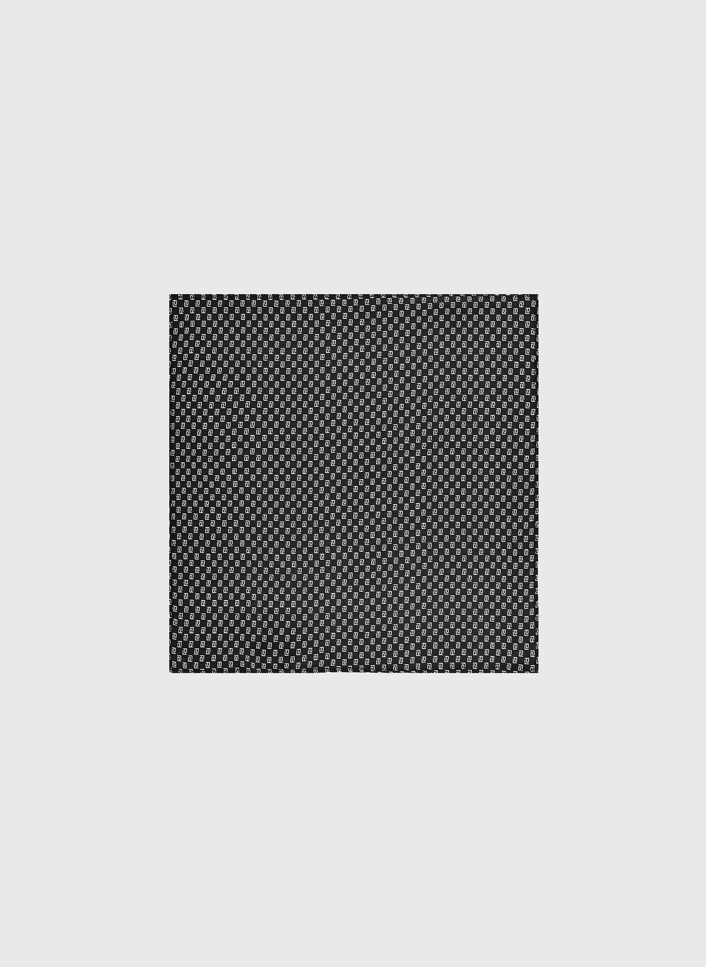 PAKO LORENTE – Czarna poszetka z jedwabiu