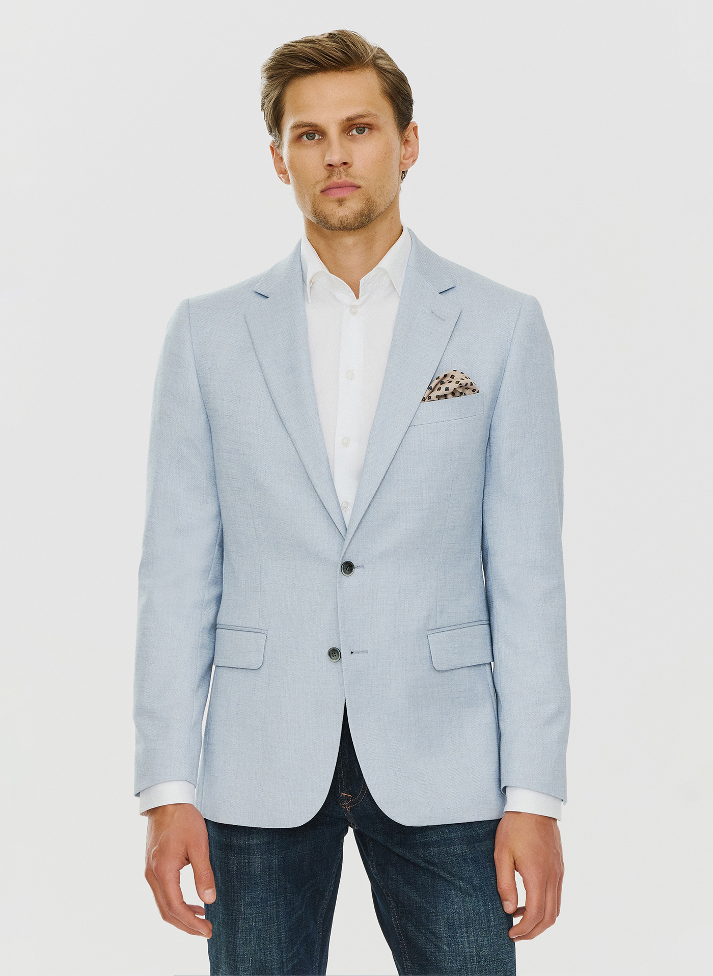 PAKO LORENTE – Niebieska marynarka męska