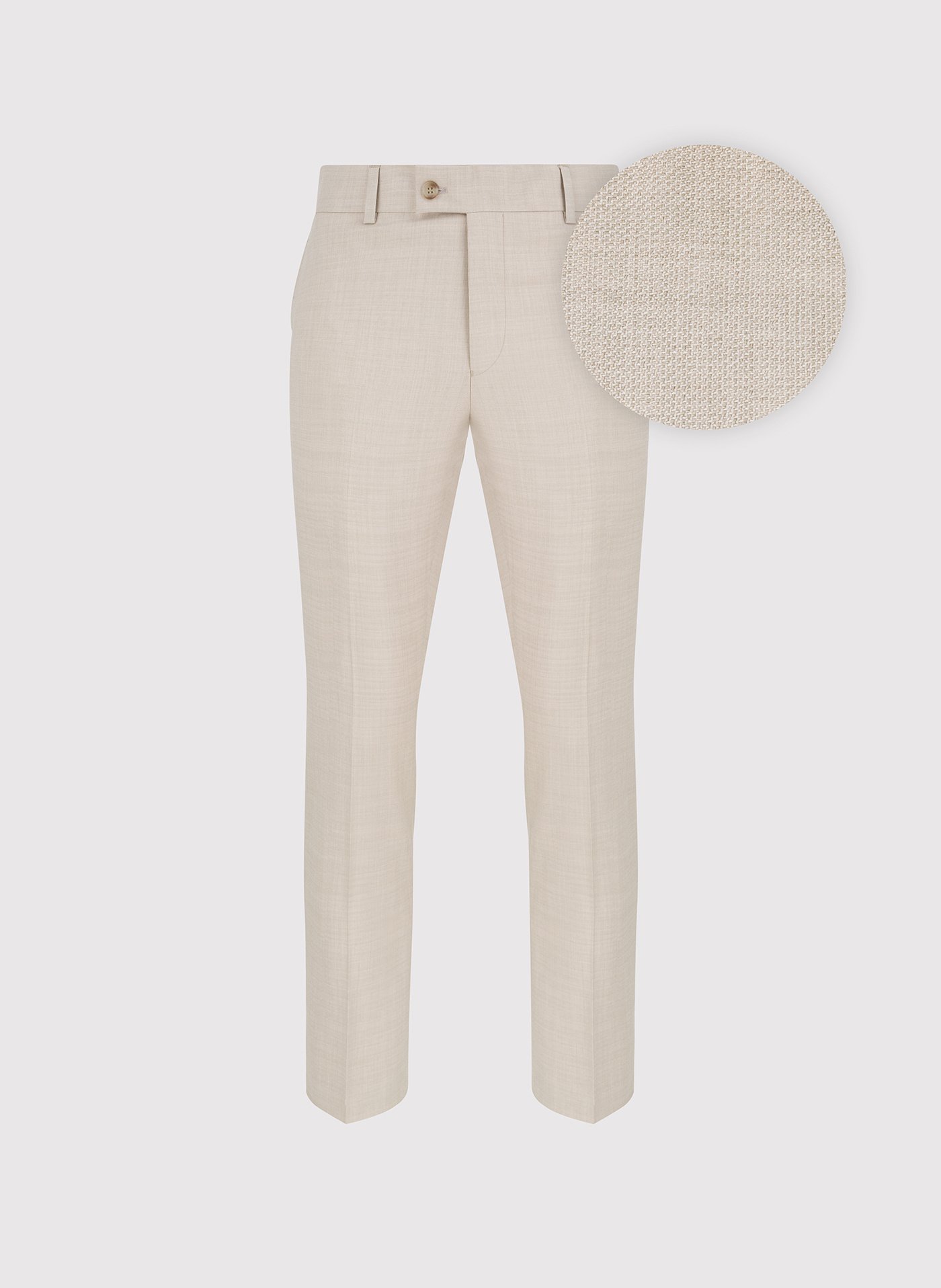 PAKO LORENTE - Beżowe spodnie ganiturowe