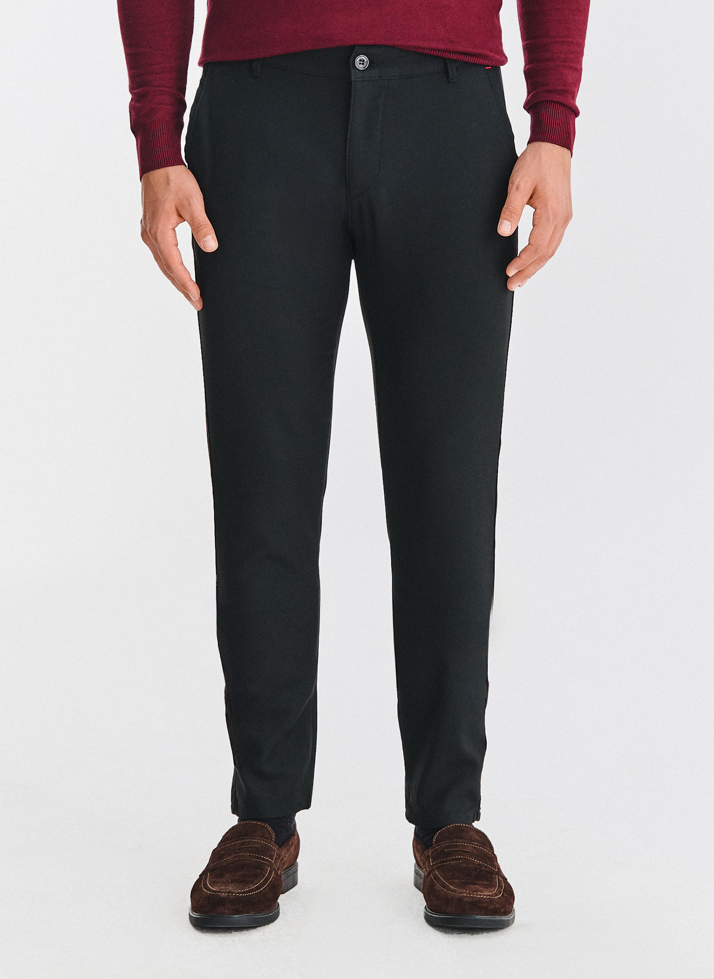 PAKO LORENTE - Czarne spodnie męskie