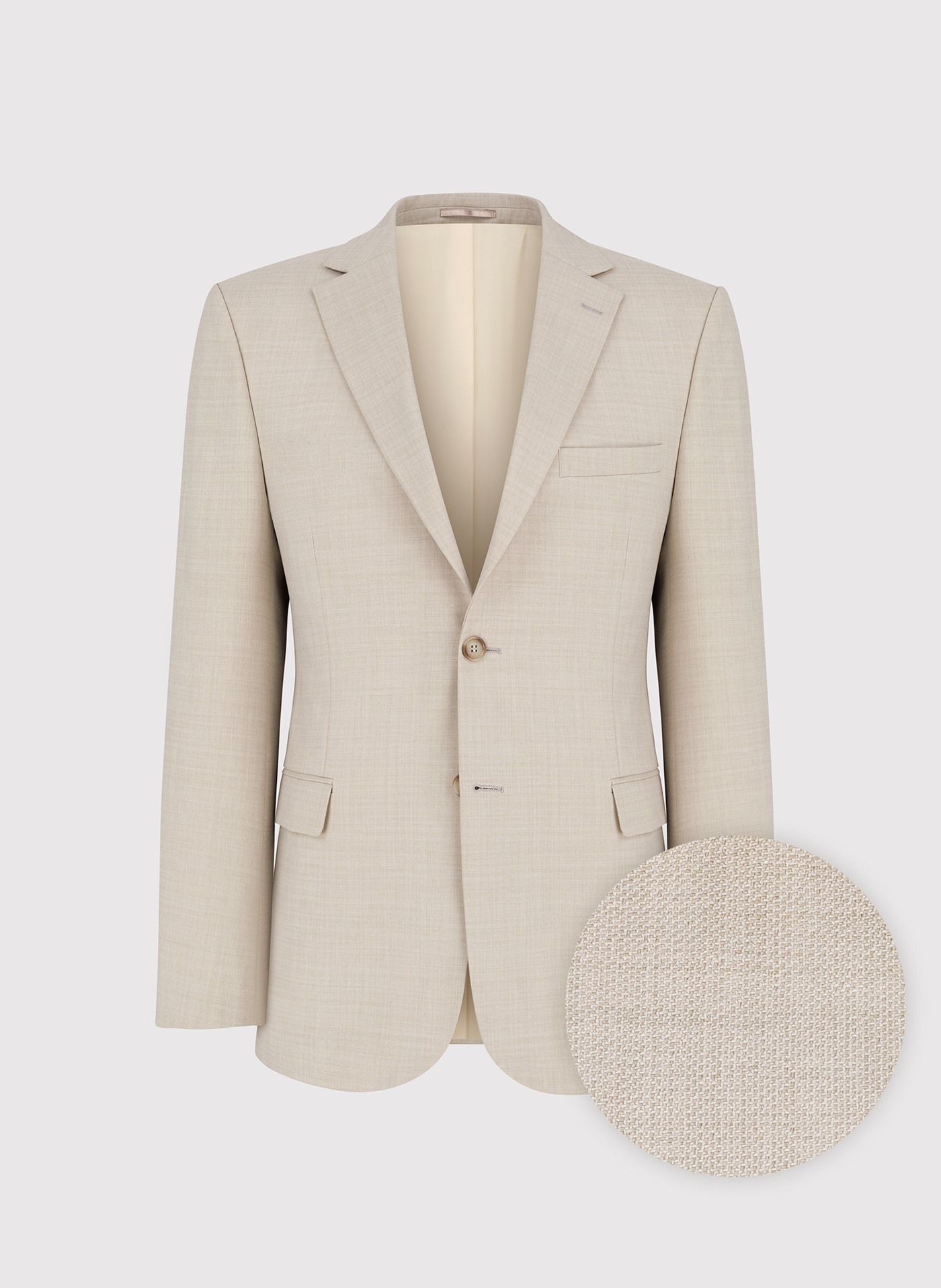 PAKO LORENTE - Beżowa marynarka garniturowa