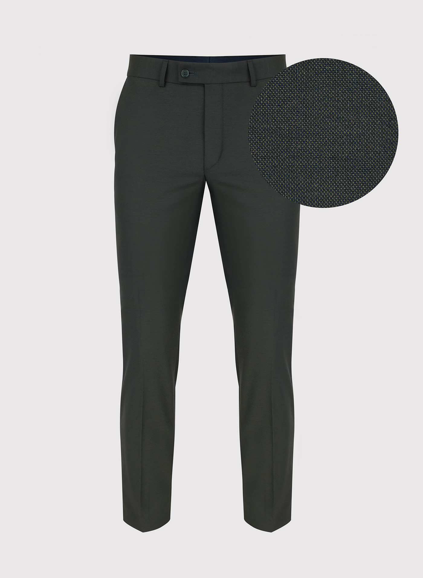 PAKO LORENTE – Zielone spodnie garniturowe P22SF-6G-022-Z-S