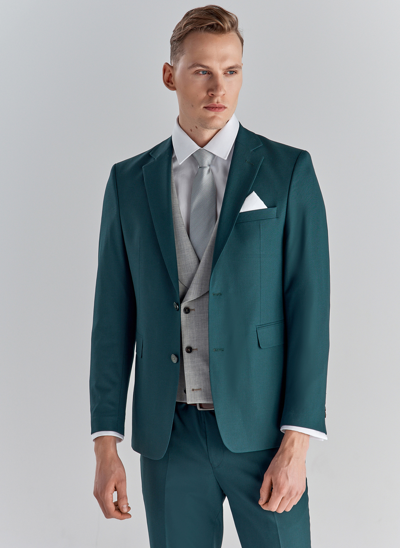 PAKO LORENTE – Zielona marynarka garniturowa P22SF-3G-017-Z-S