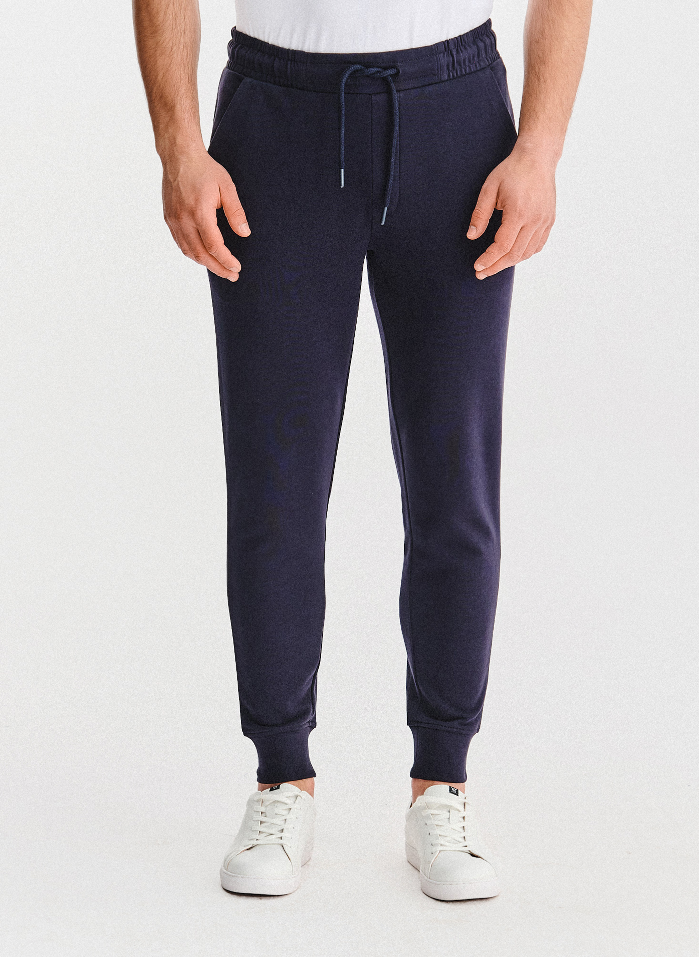 PAKO LORENTE – Granatowe spodnie dresowe