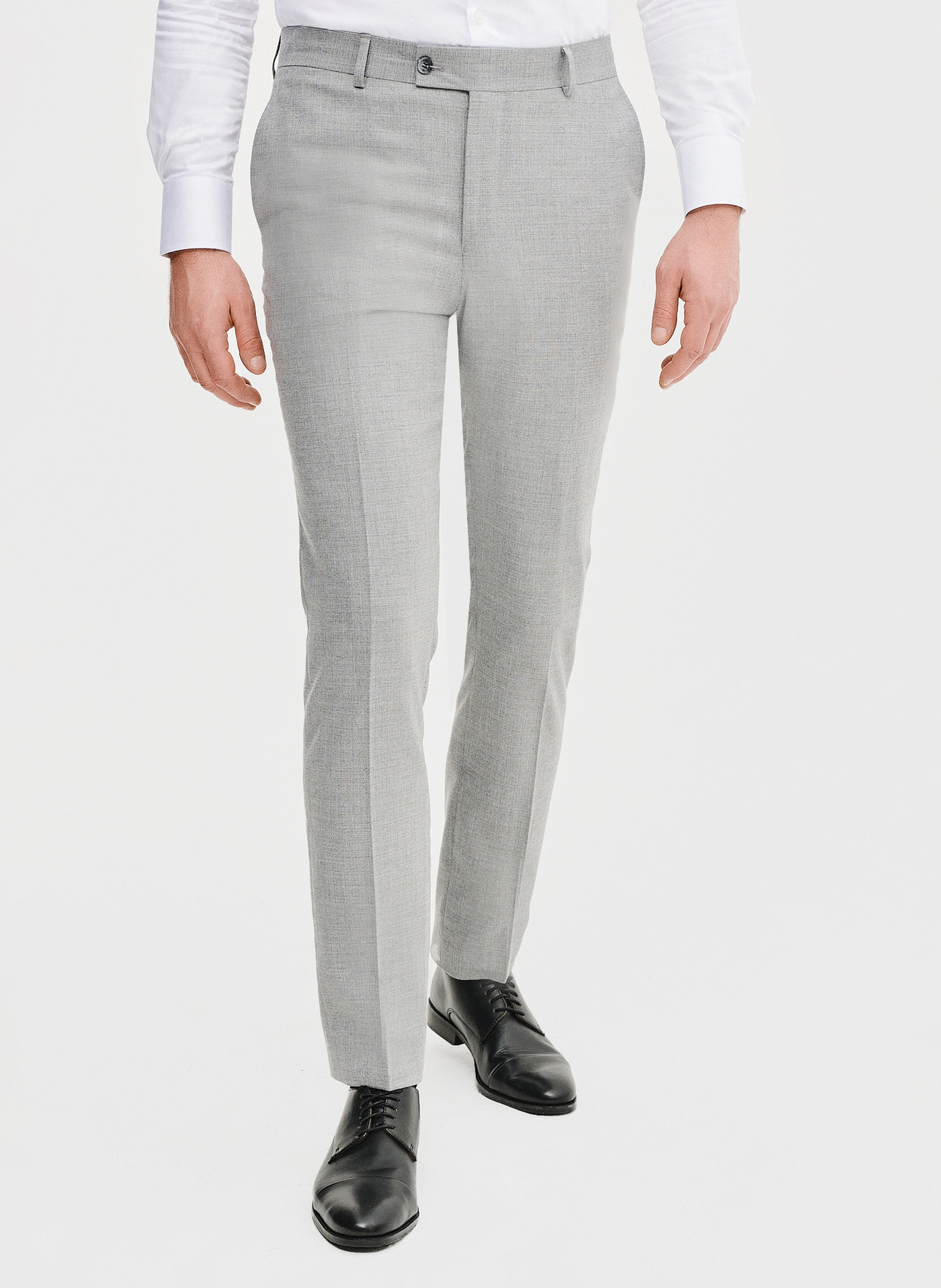 PAKO LORENTE - Szare spodnie ganiturowe