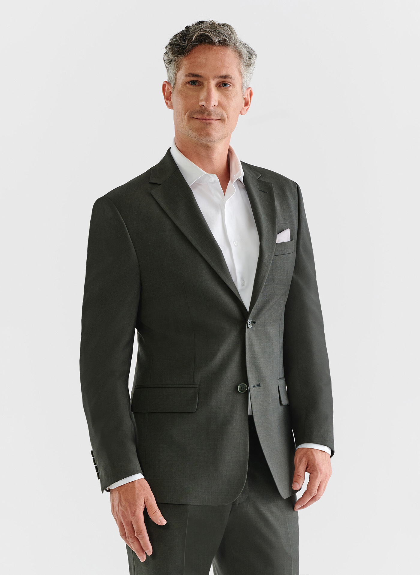 PAKO LORENTE – Ciemnozielona marynarka garniturowa z wełną