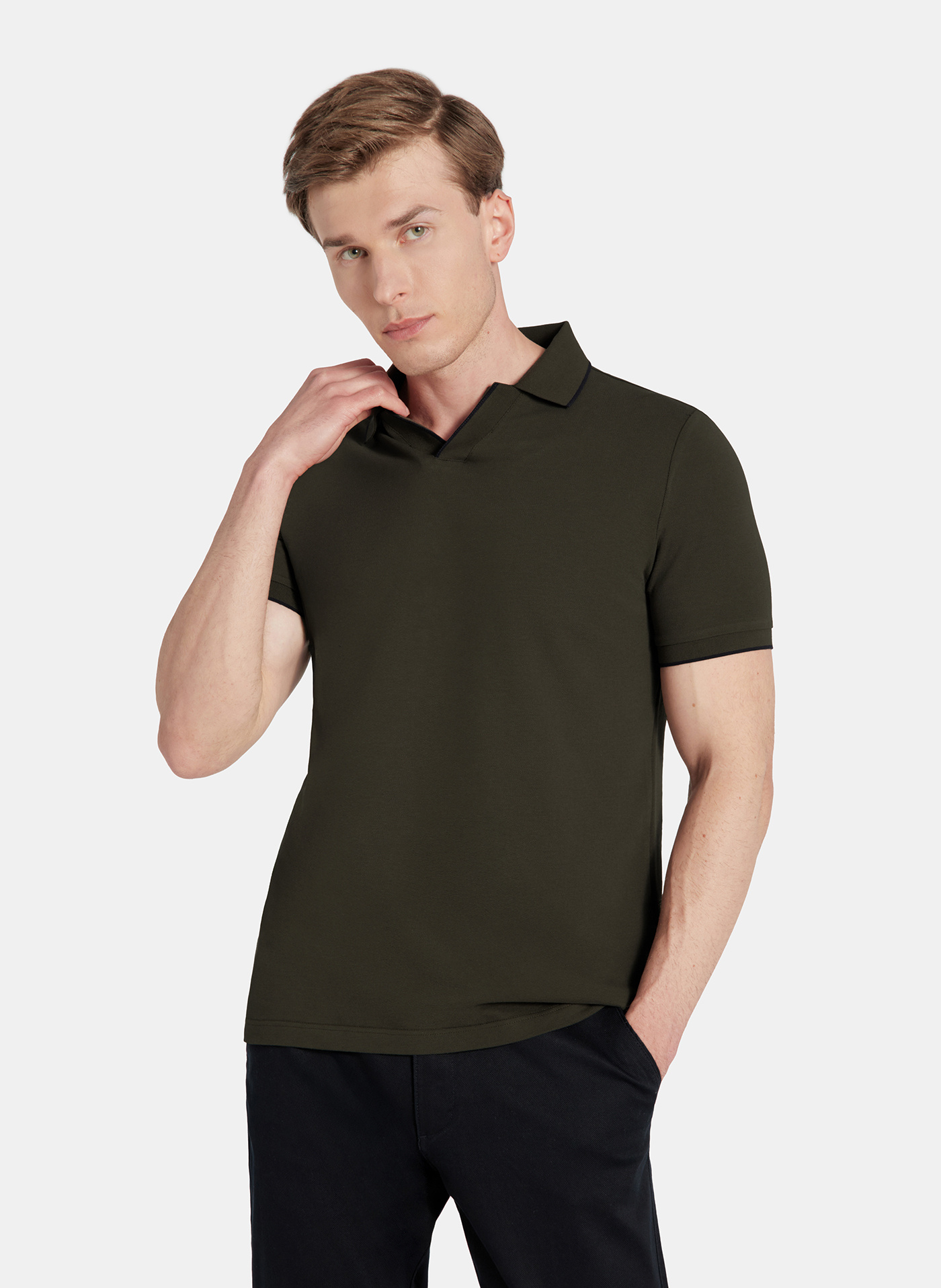 PAKO LORENTE - T-shirt polo zielony