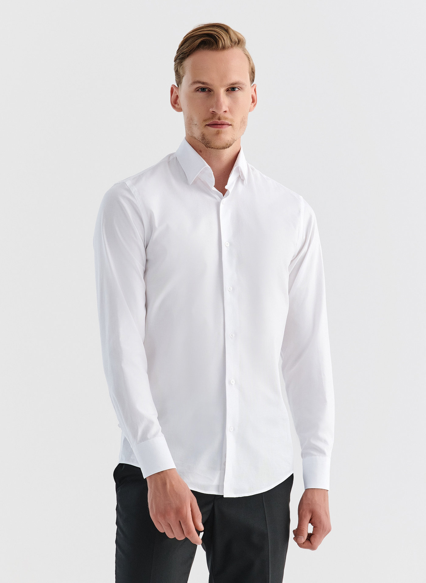 PAKO LORENTE – Koszula męska w kolorze białym P000B-1X-051-B-S