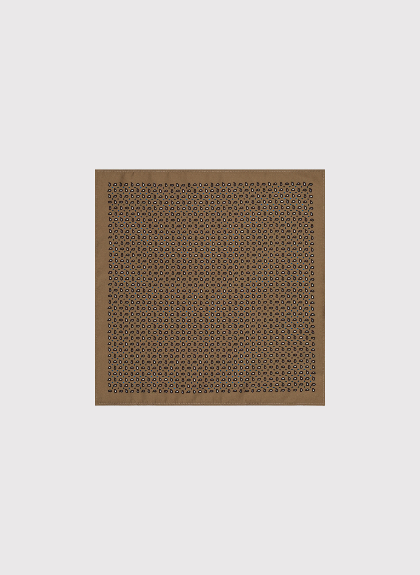 PAKO LORENTE – Beżowa poszetka męska we wzorki