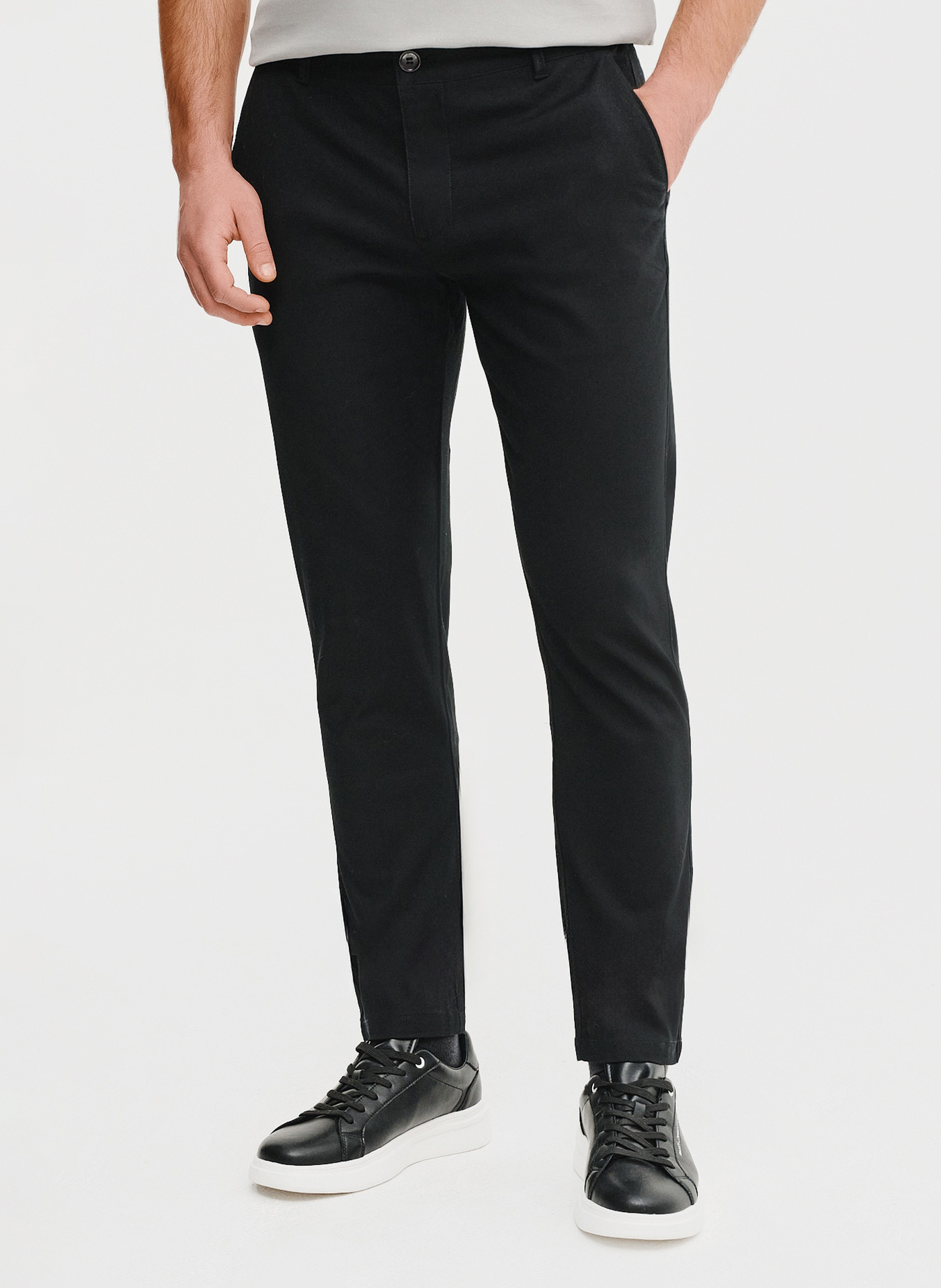 PAKO LORENTE – Spodnie męskie w kolorze czarnym