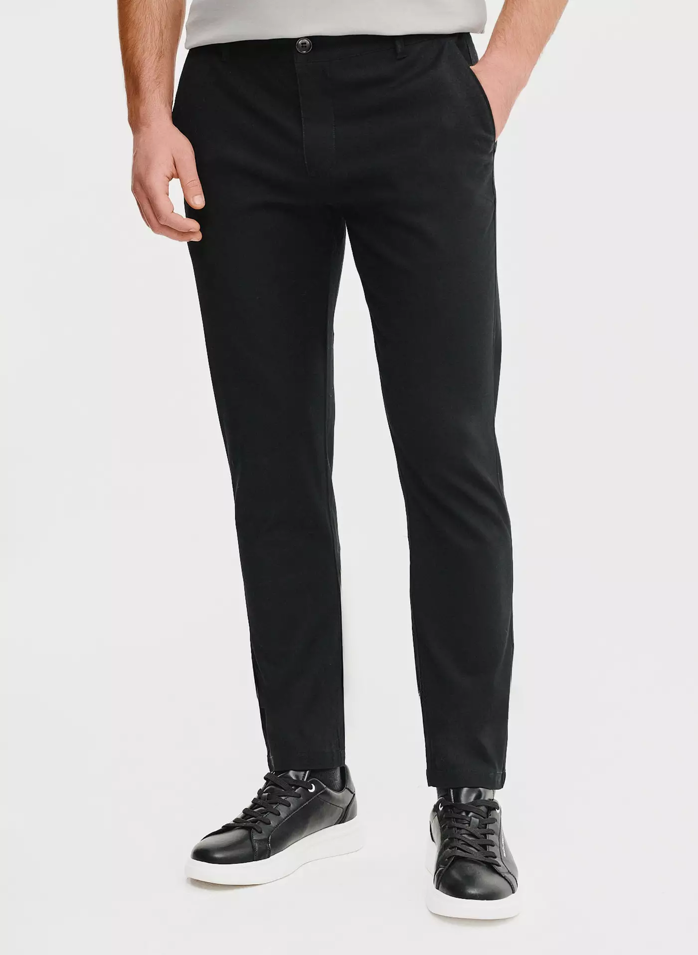 PAKO LORENTE – Spodnie męskie w kolorze czarnym