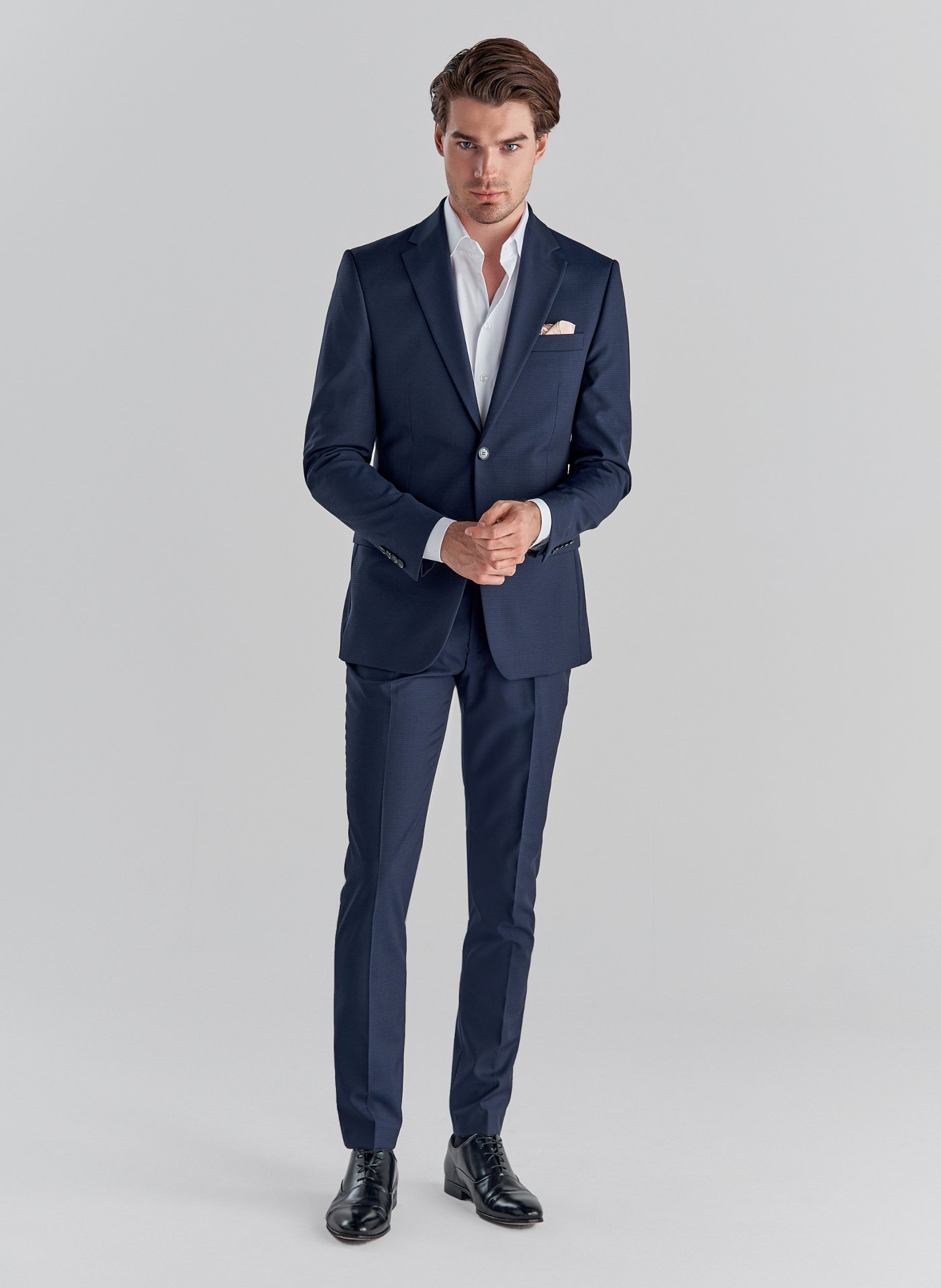 PAKO LORENTE – Spodnie męskie garniturowe COIN P20SP-6G-020-G