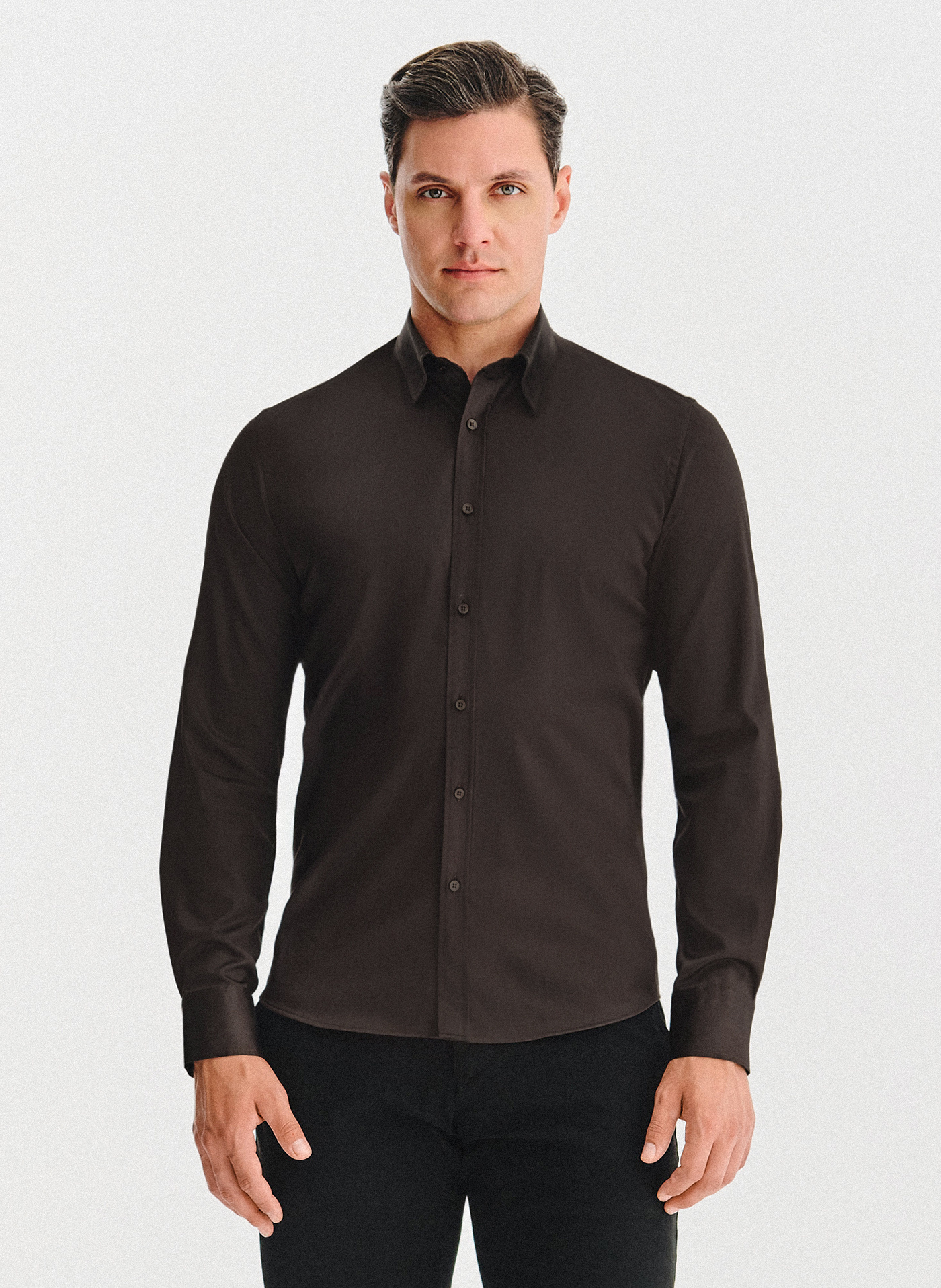 PAKO LORENTE – Brązowa koszula męska