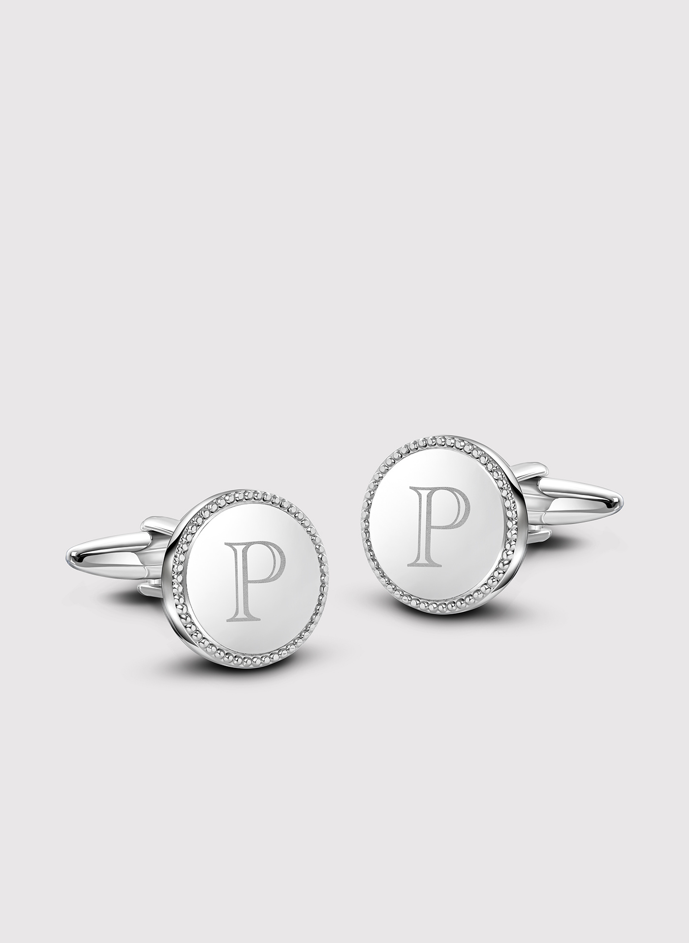 PAKO LORENTE – Srebrne spinki do mankietów