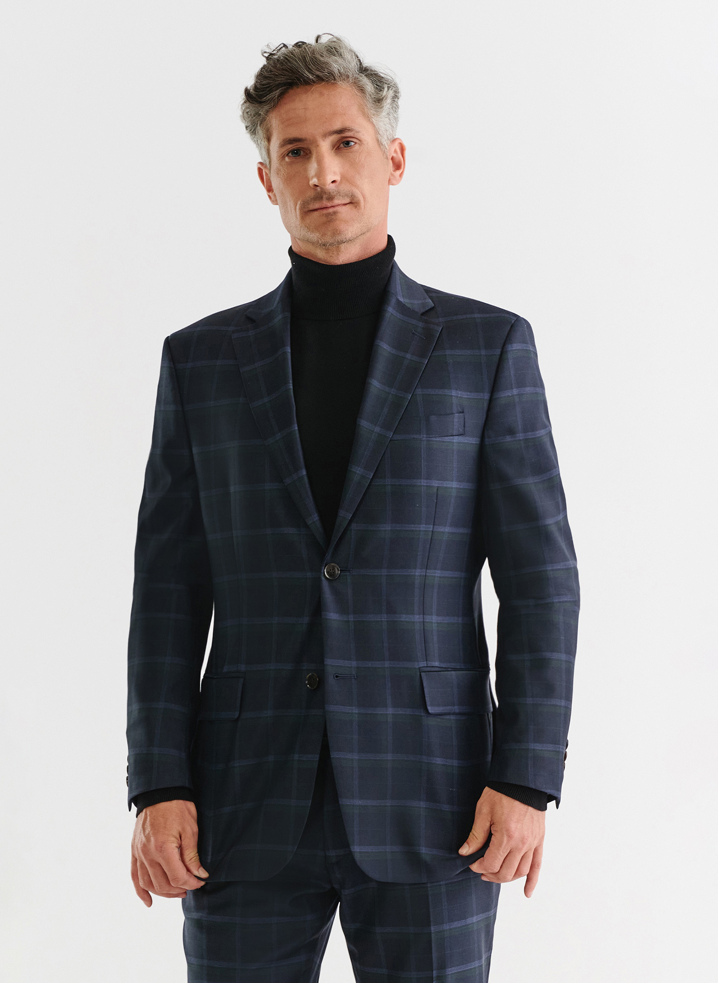 PAKO LORENTE – Granatowa marynarka garniturowa