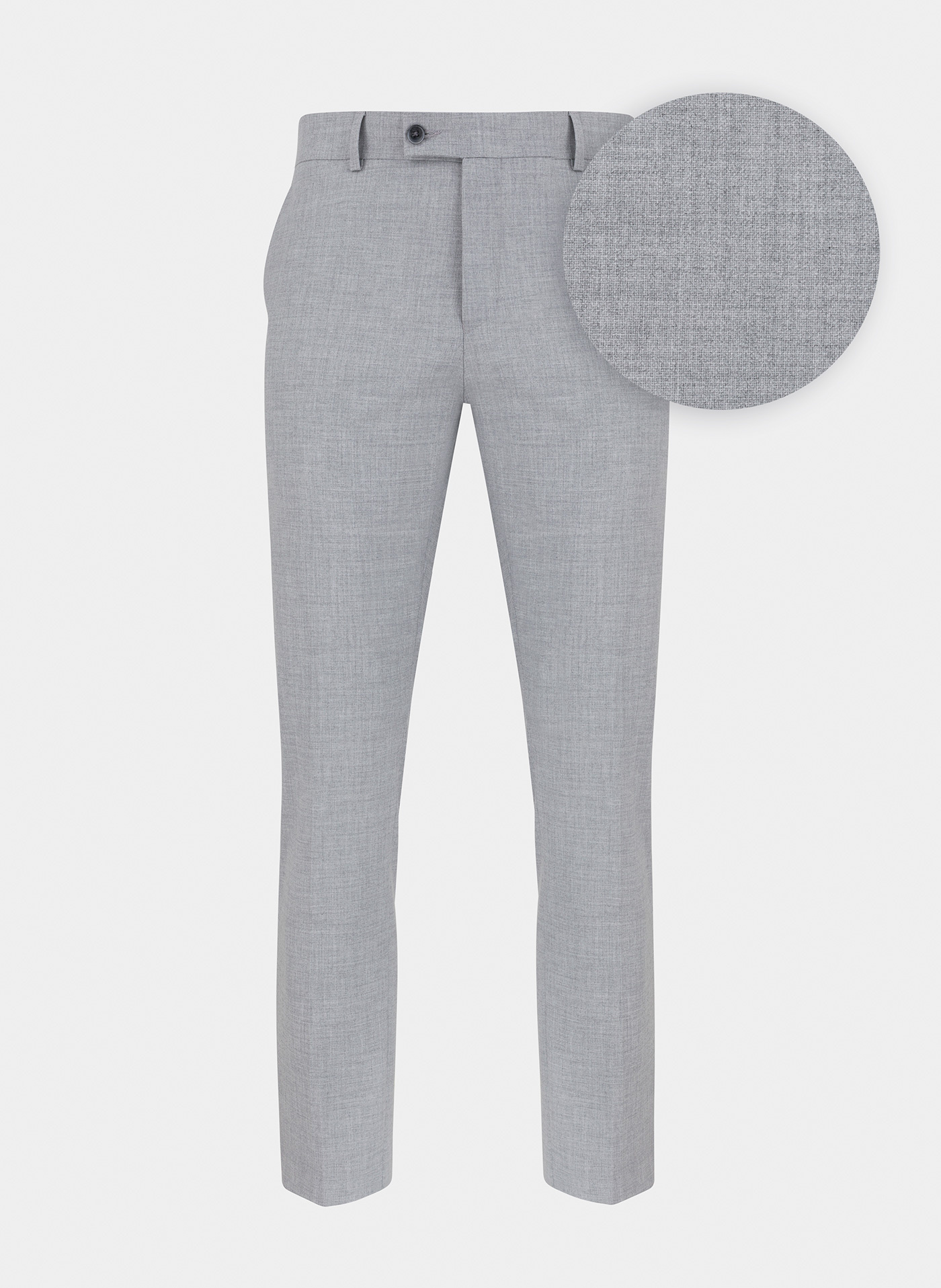 PAKO LORENTE – Szare spodnie garniturowe P22SF-6G-006-S-S