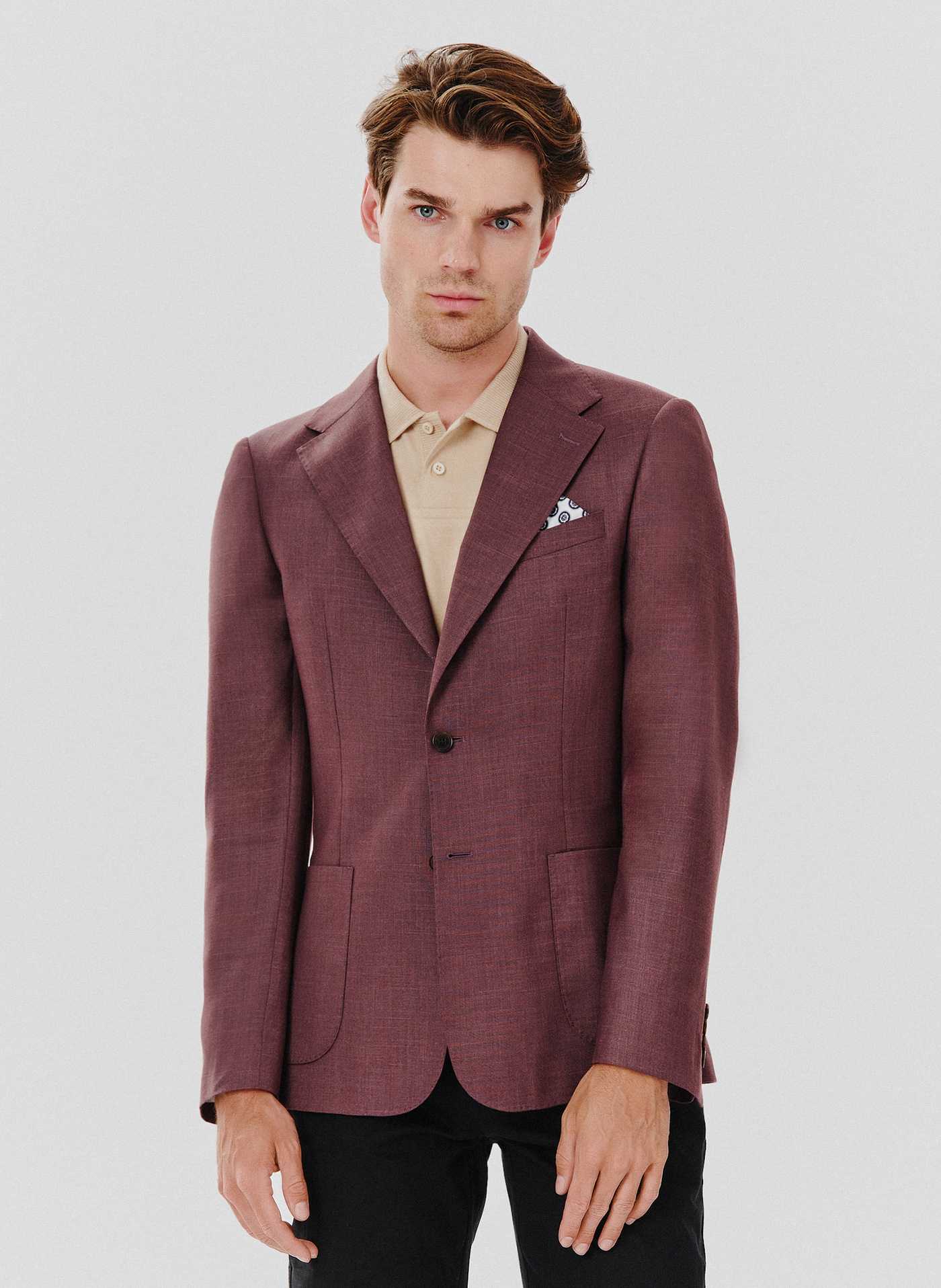 PAKO LORENTE – Casualowa gładka marynarka męska