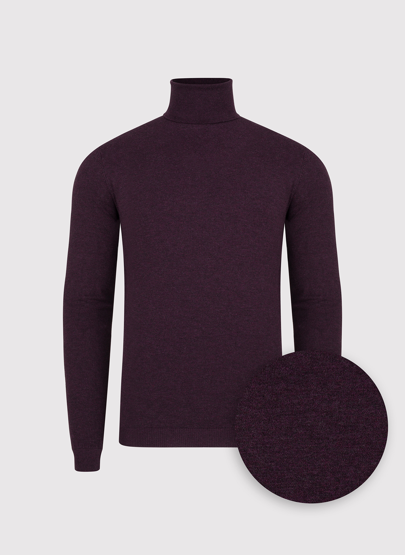 PAKO LORENTE - Golf męski w fioletowym kolorze