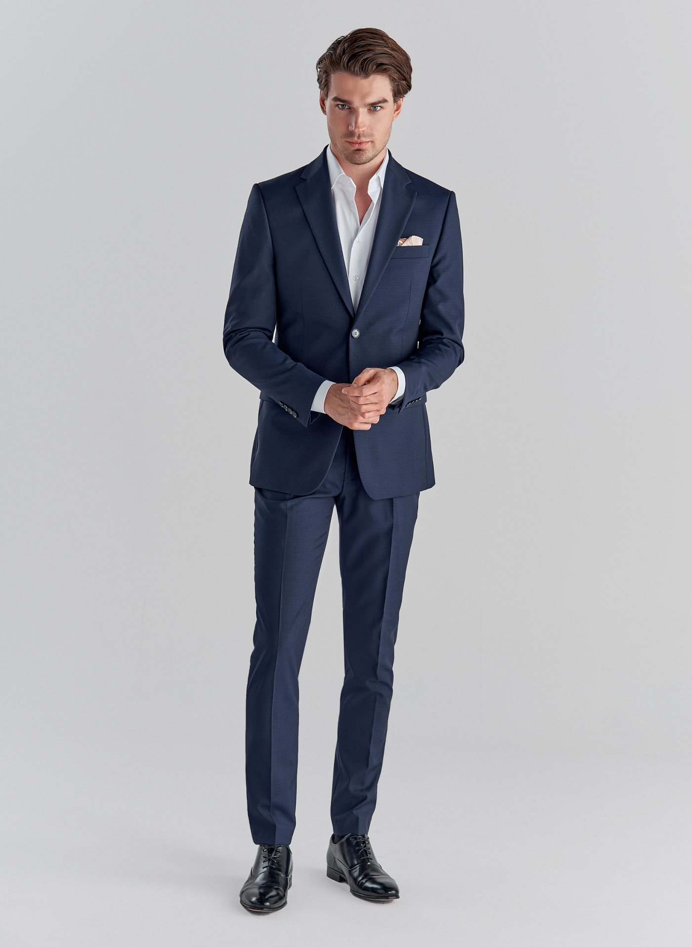 PAKO LORENTE – Spodnie męskie garniturowe COIN P20SP-6G-020-G