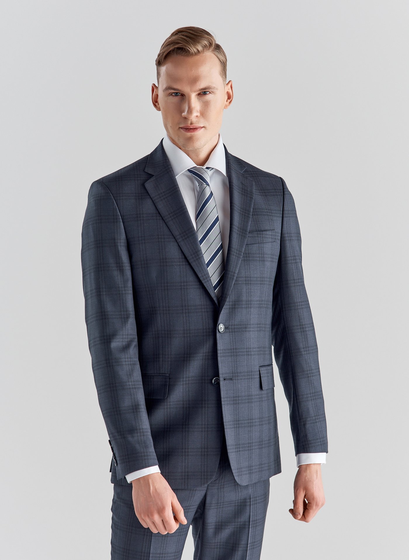 PAKO LORENTE – Granatowa marynarka garniturowa P21WP-3G-035-G