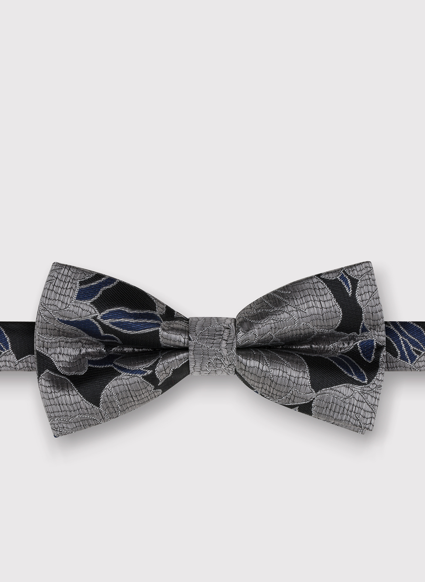 PAKO LORENTE - Mucha męska z szarym kwiatowym wzorem