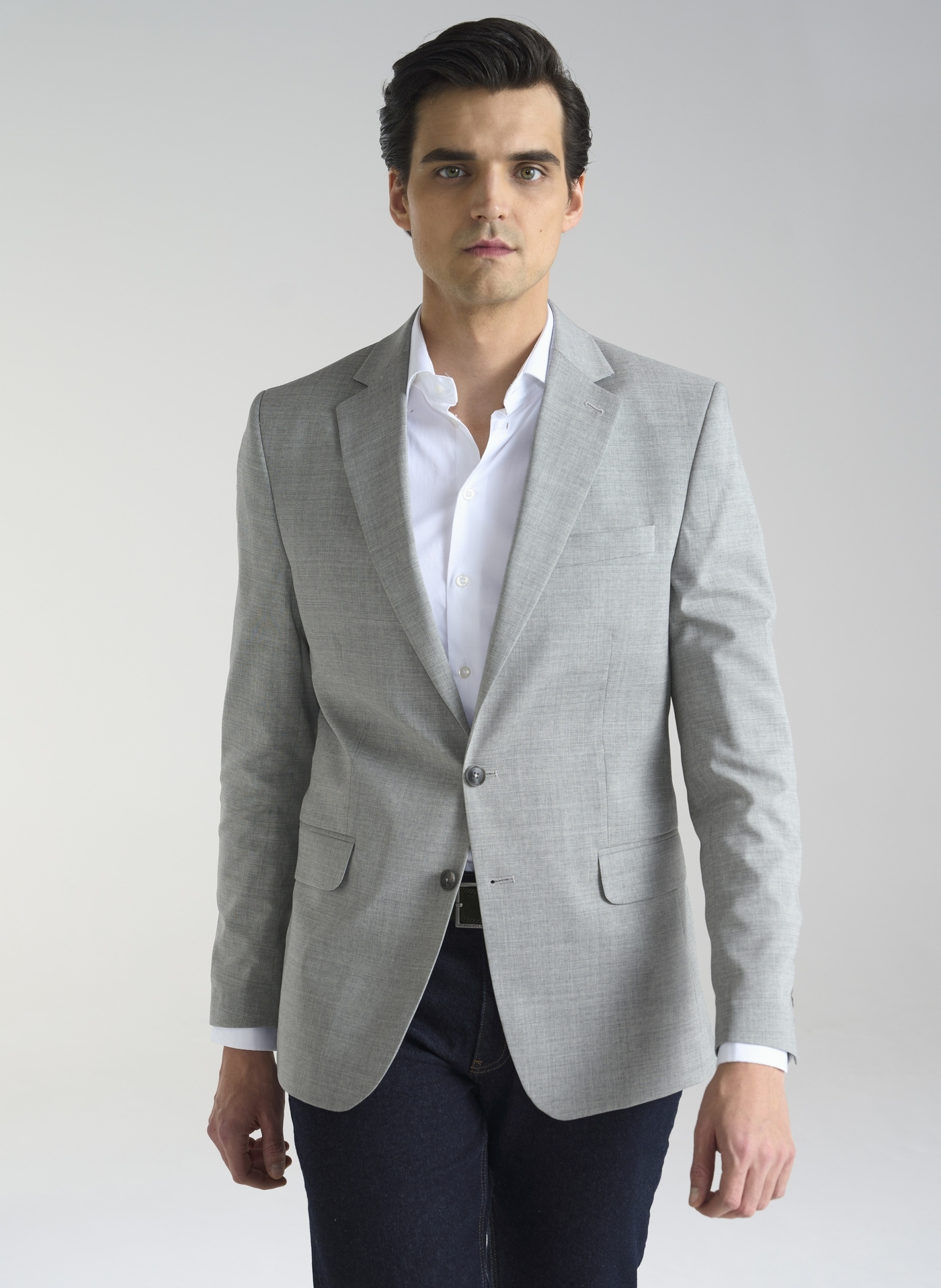 PAKO LORENTE – Szara marynarka męska z wełną