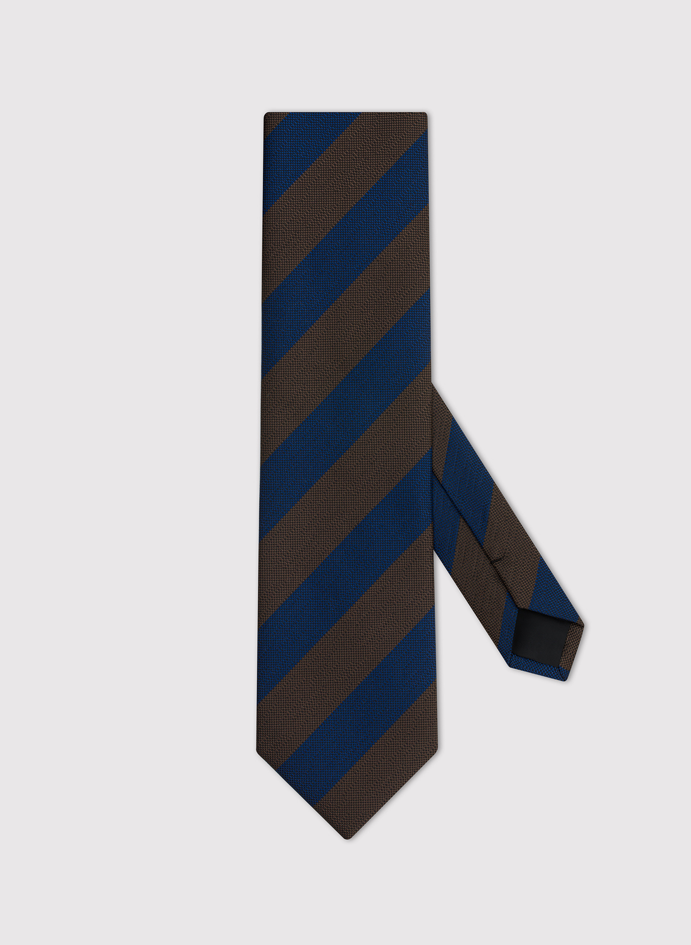 PAKO LORENTE – Granatowy krawat męski w skośne pasy