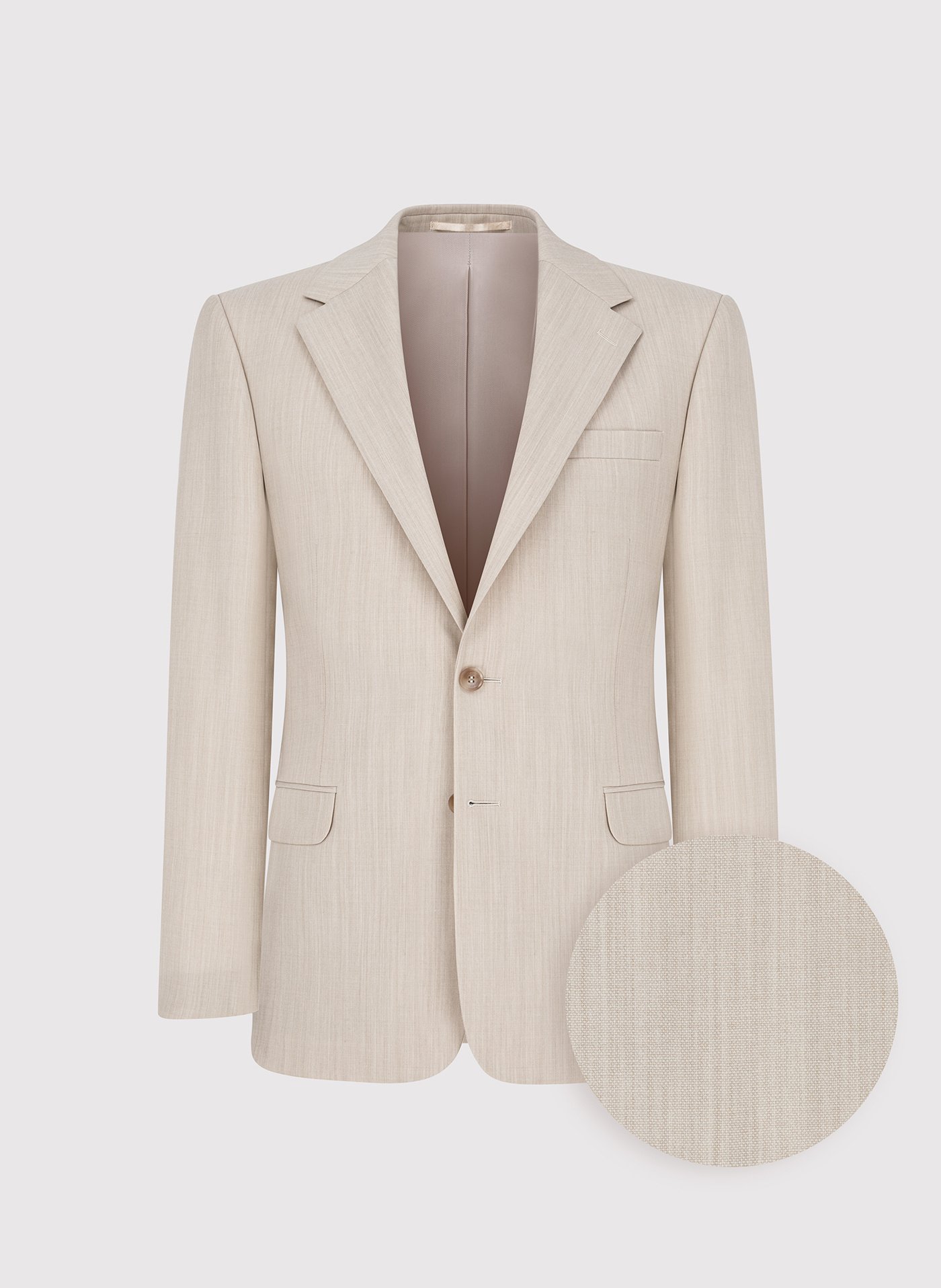 PAKO LORENTE – Beżowa wełniana marynarka męska