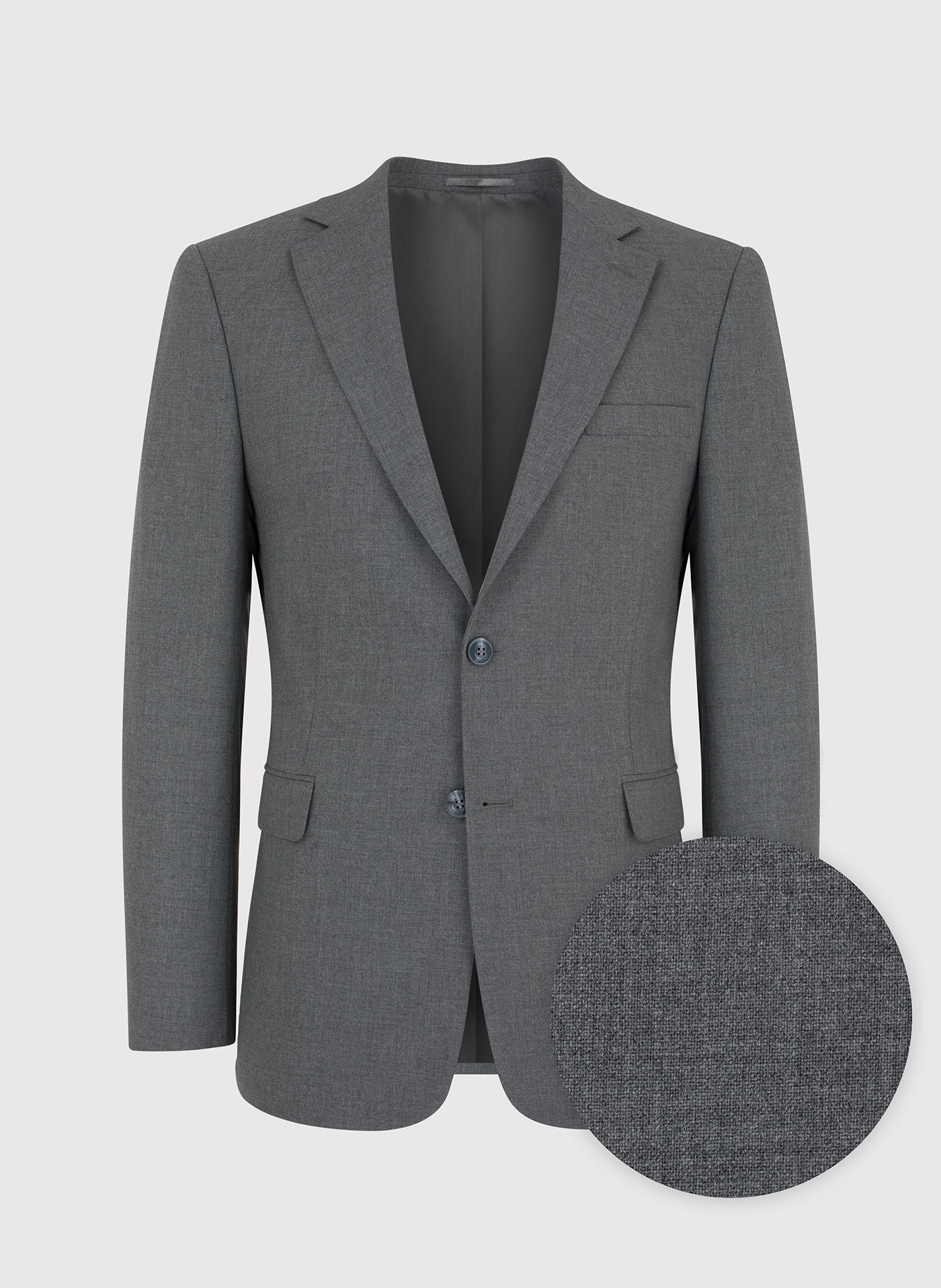 PAKO LORENTE – Szara gładka marynarka garniturowa