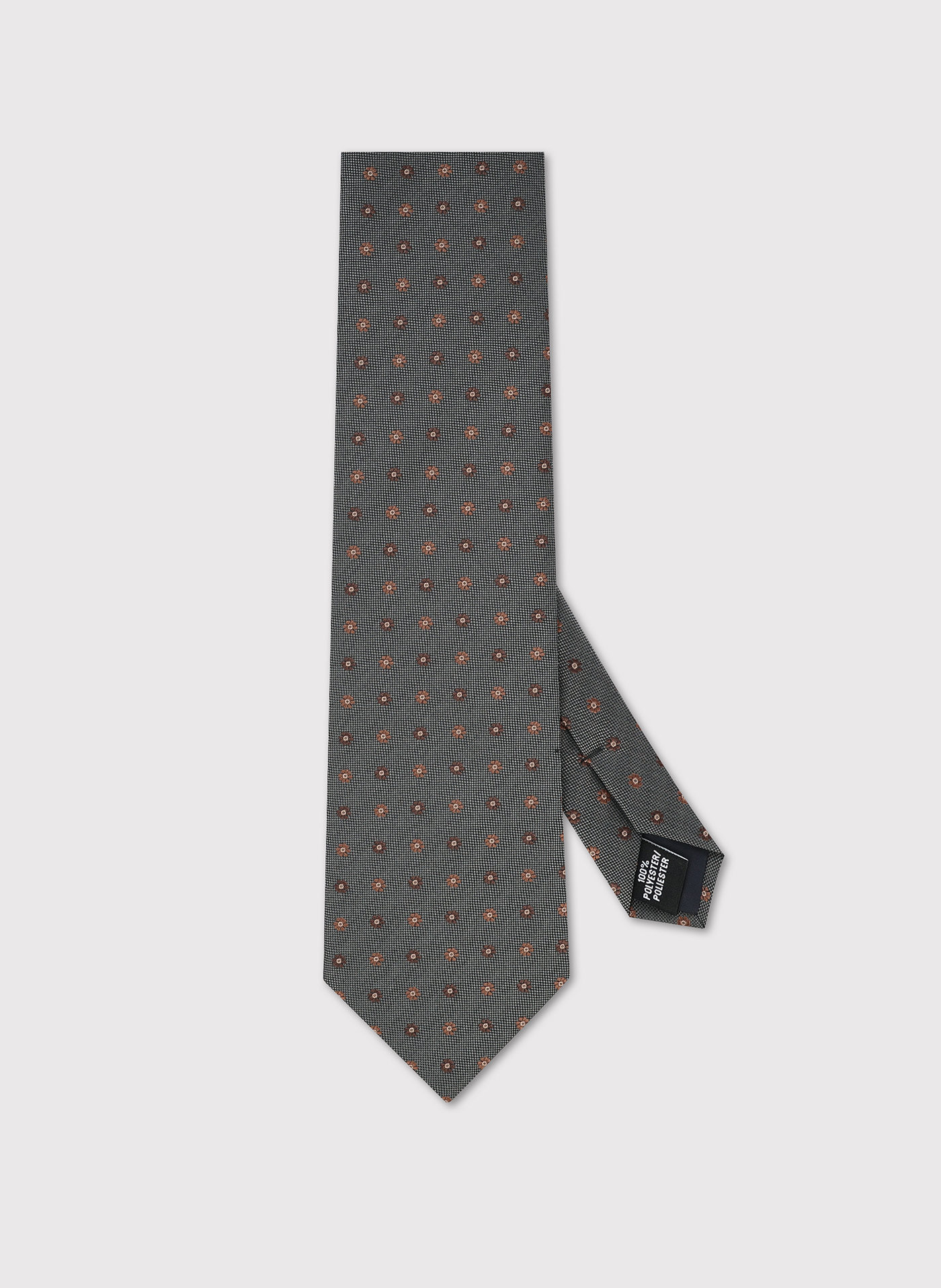 PAKO LORENTE – Zielony krawat w kwiaty