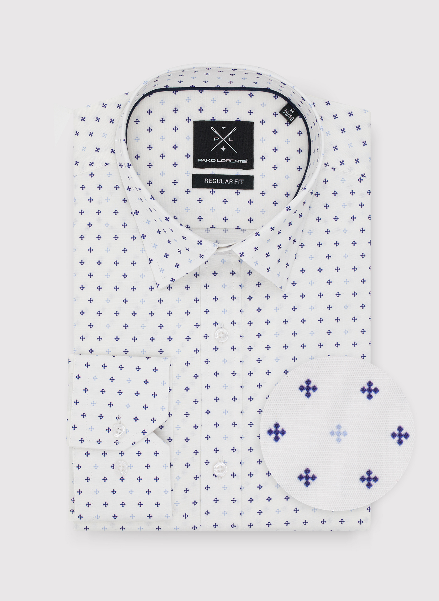 PAKO LORENTE – Koszula męska w mikrowzór