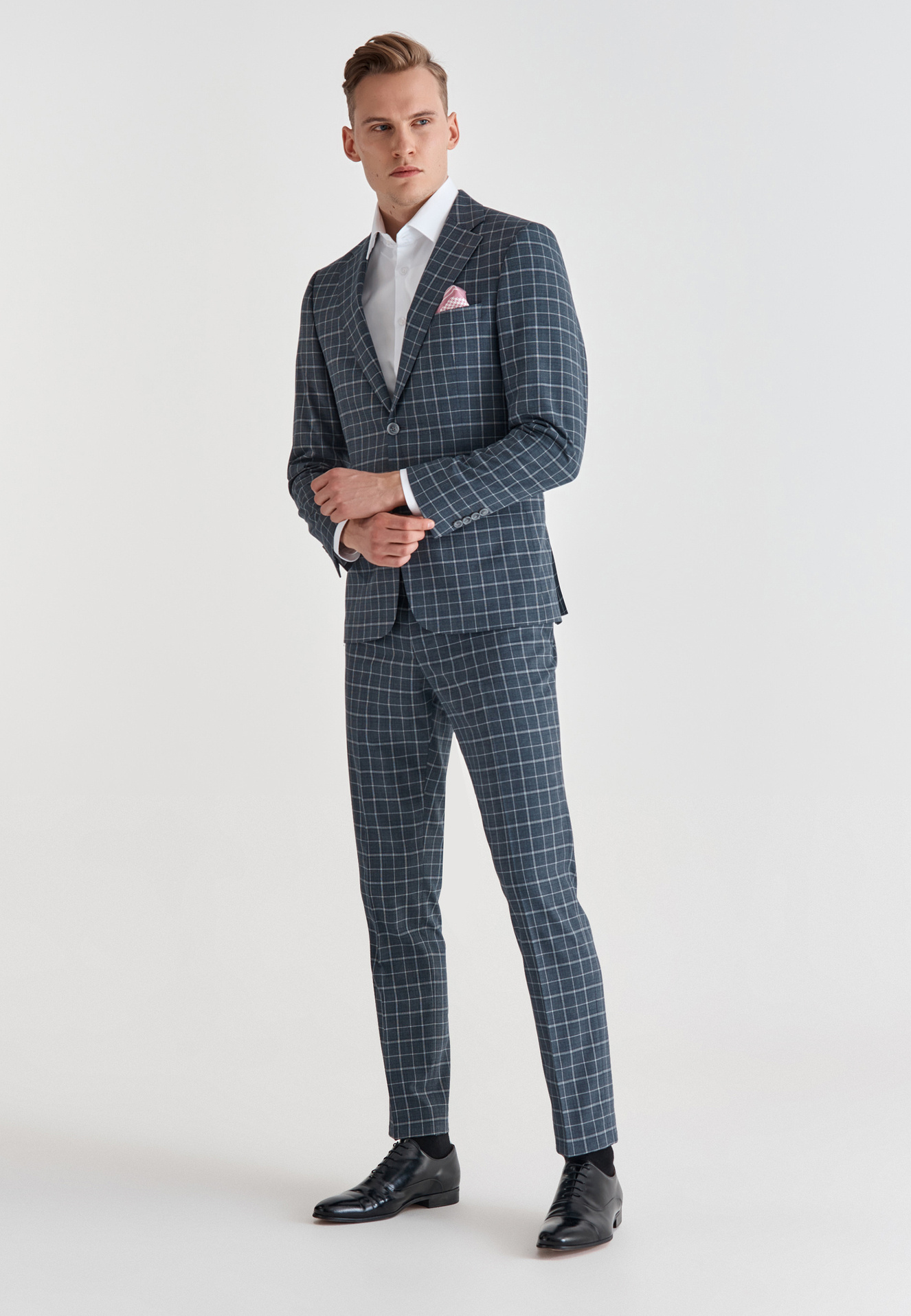 PAKO LORENTE – Spodnie męskie garniturowe P21WF-6G-066-S