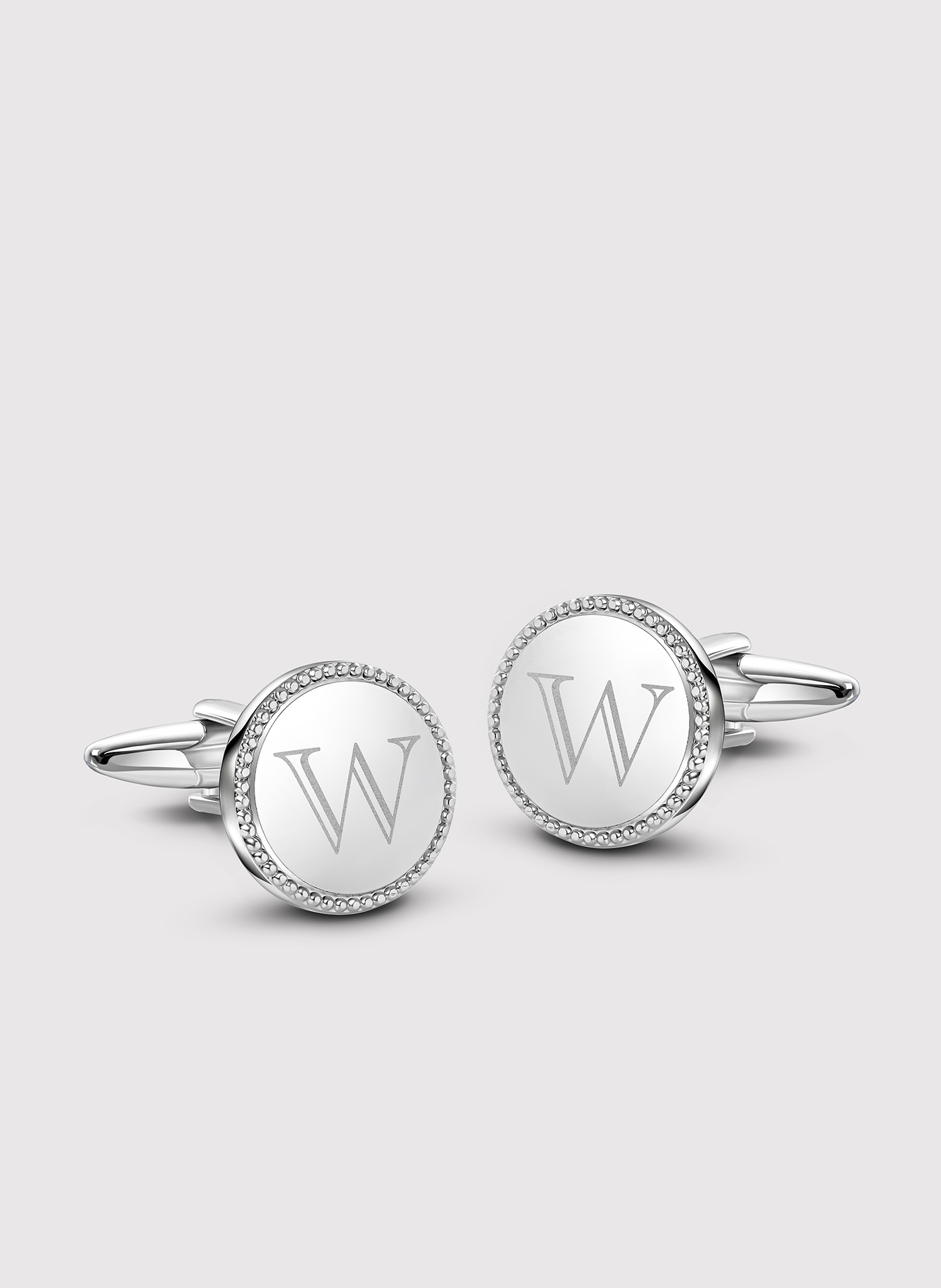 PAKO LORENTE – Srebrne spinki do mankietów