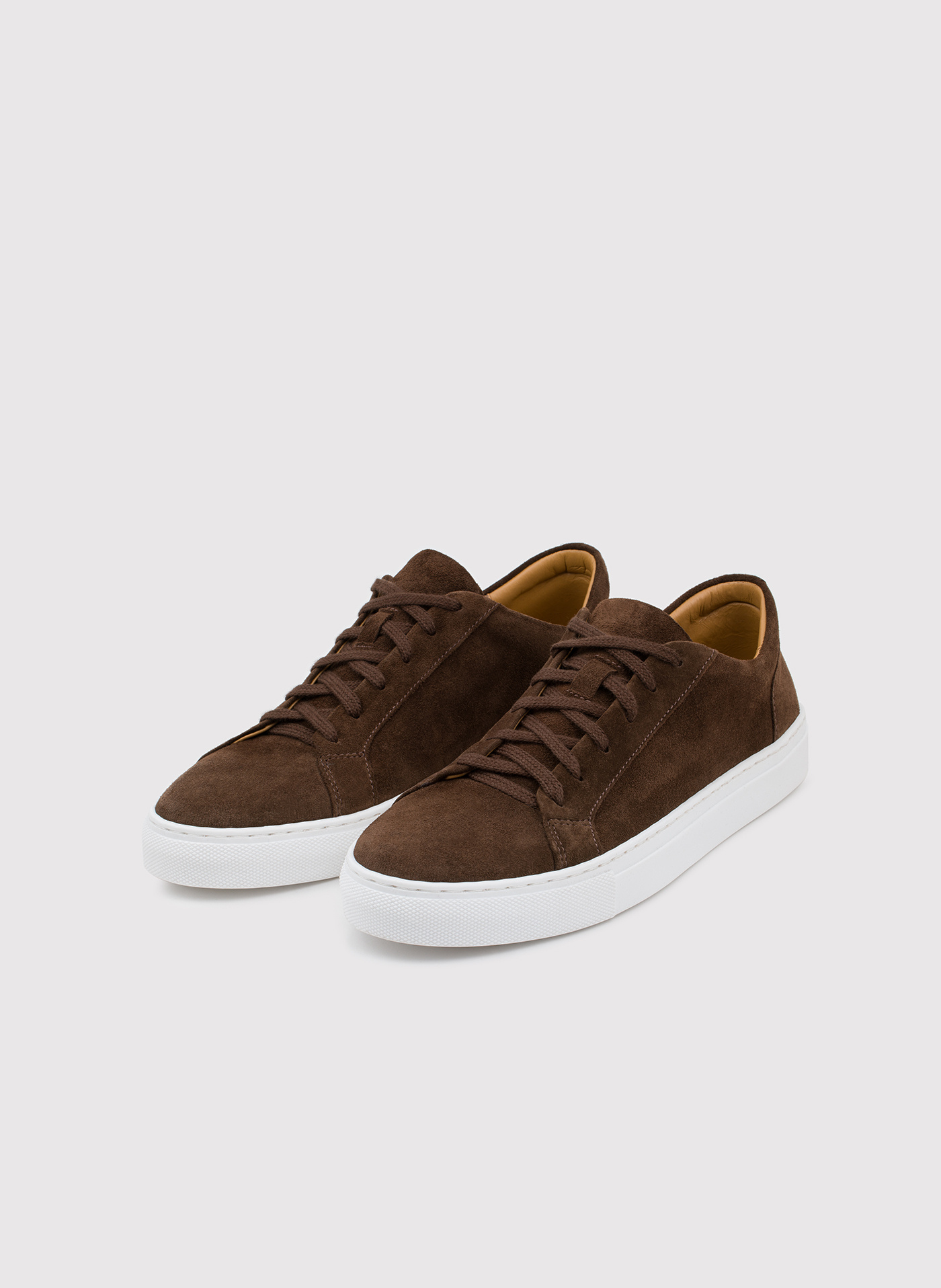 PAKO LORENTE - Brązowe sneakersy męskie