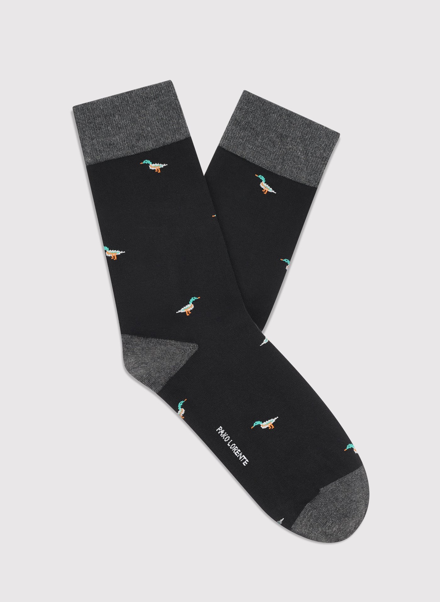 PAKO LORENTE - Czarne skarpety w kaczki