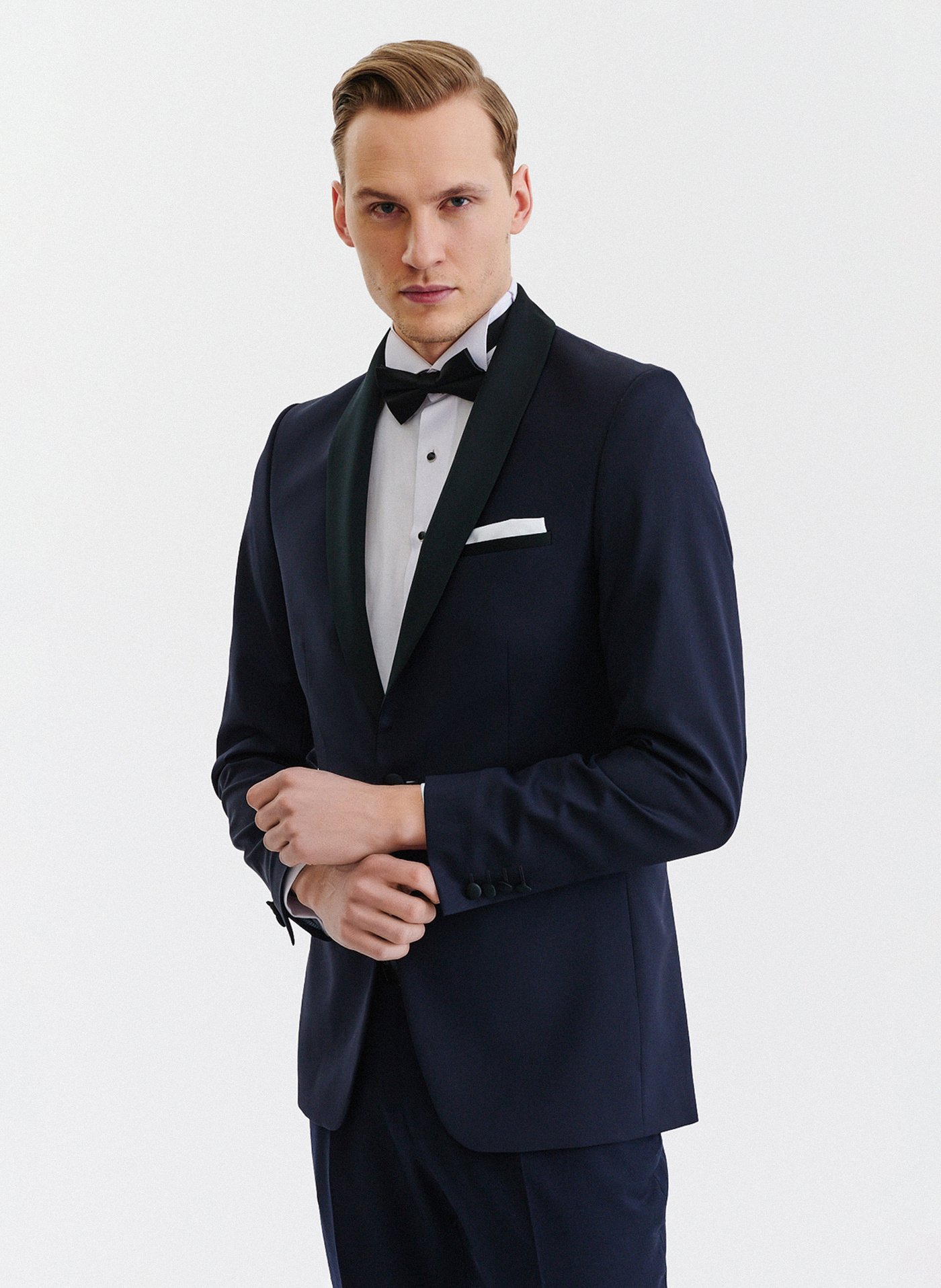 PAKO LORENTE – Marynarka smokingowa P000B-3S-002-G-S