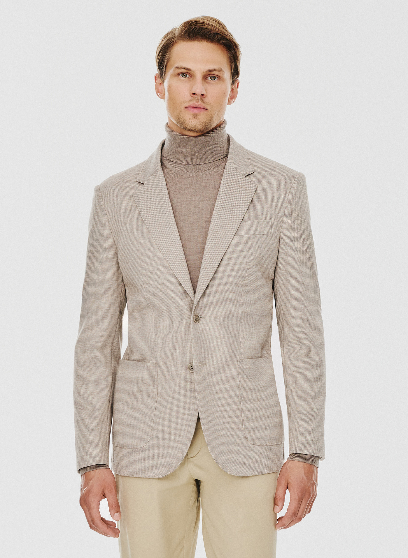 PAKO LORENTE – Beżowa marynarka męska