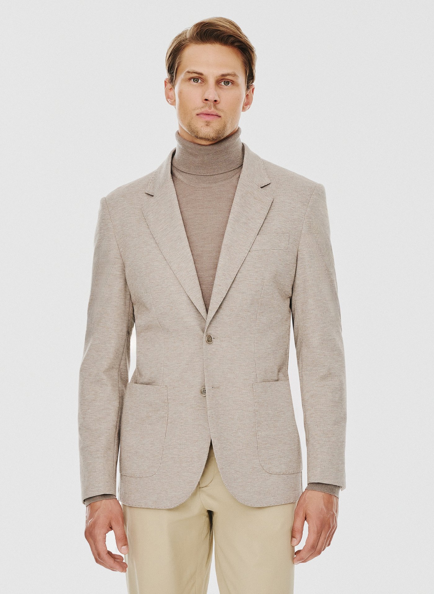 PAKO LORENTE – Beżowa marynarka męska