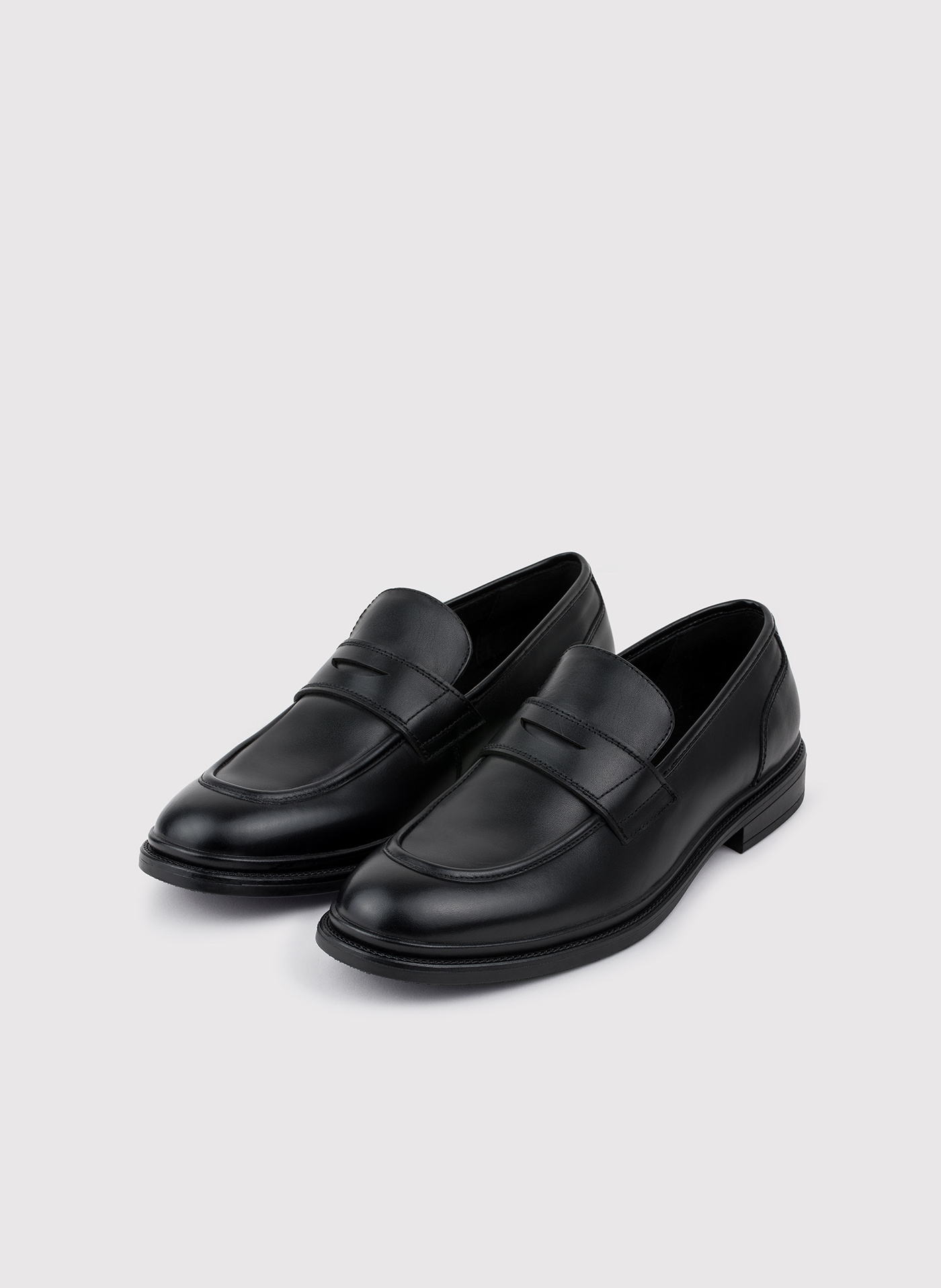 PAKO LORENTE – Czarne mokasyny męskie