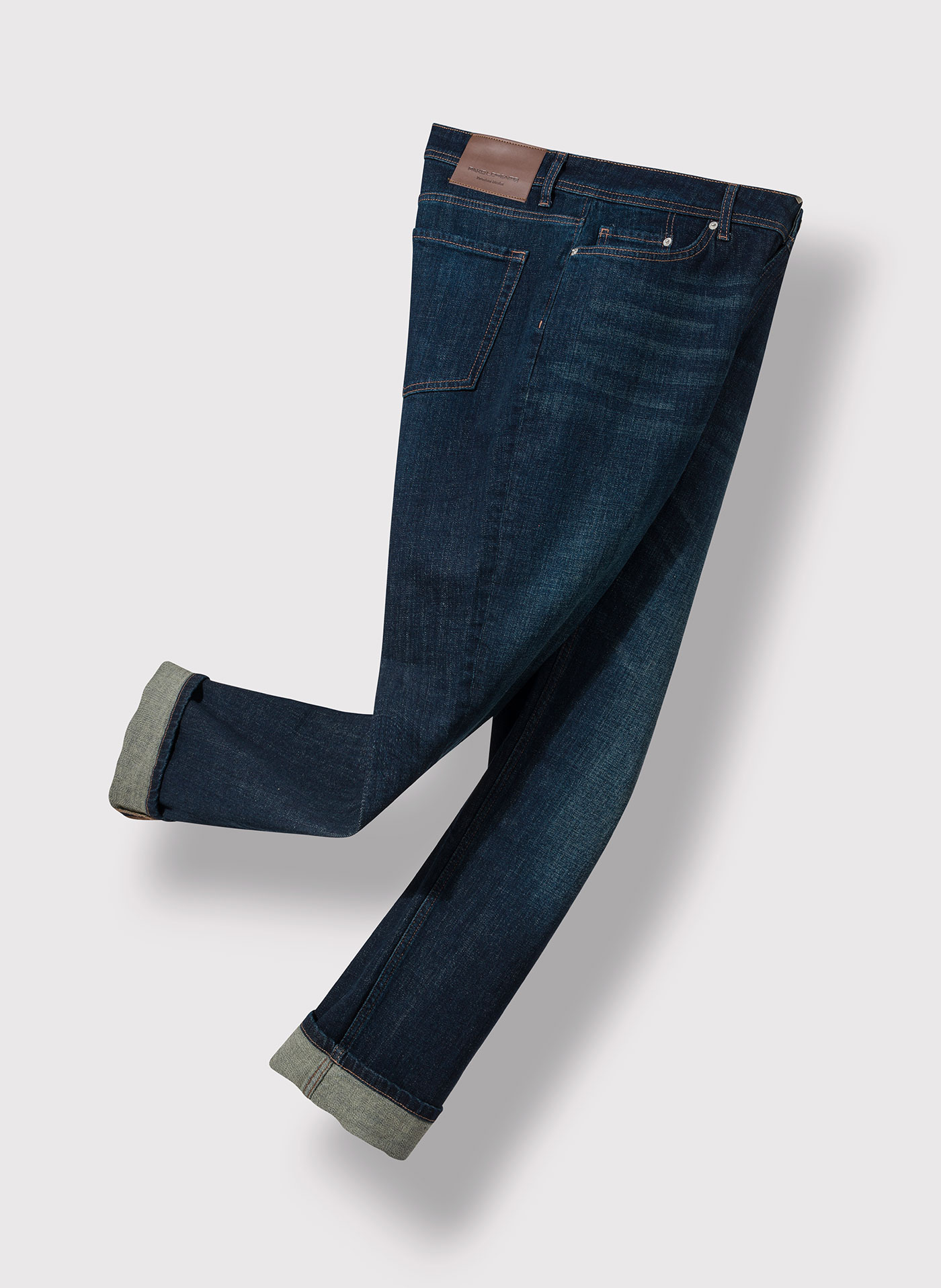 PAKO LORENTE – Granatowe spodnie męskie jeansowe