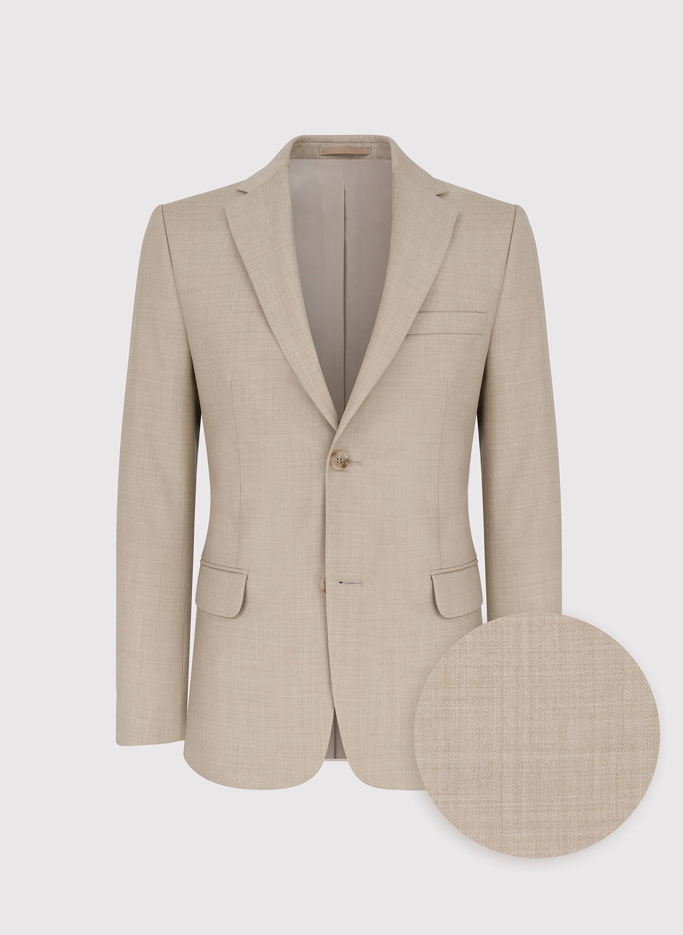 PAKO LORENTE - Beżowa marynarka garniturowa wełna