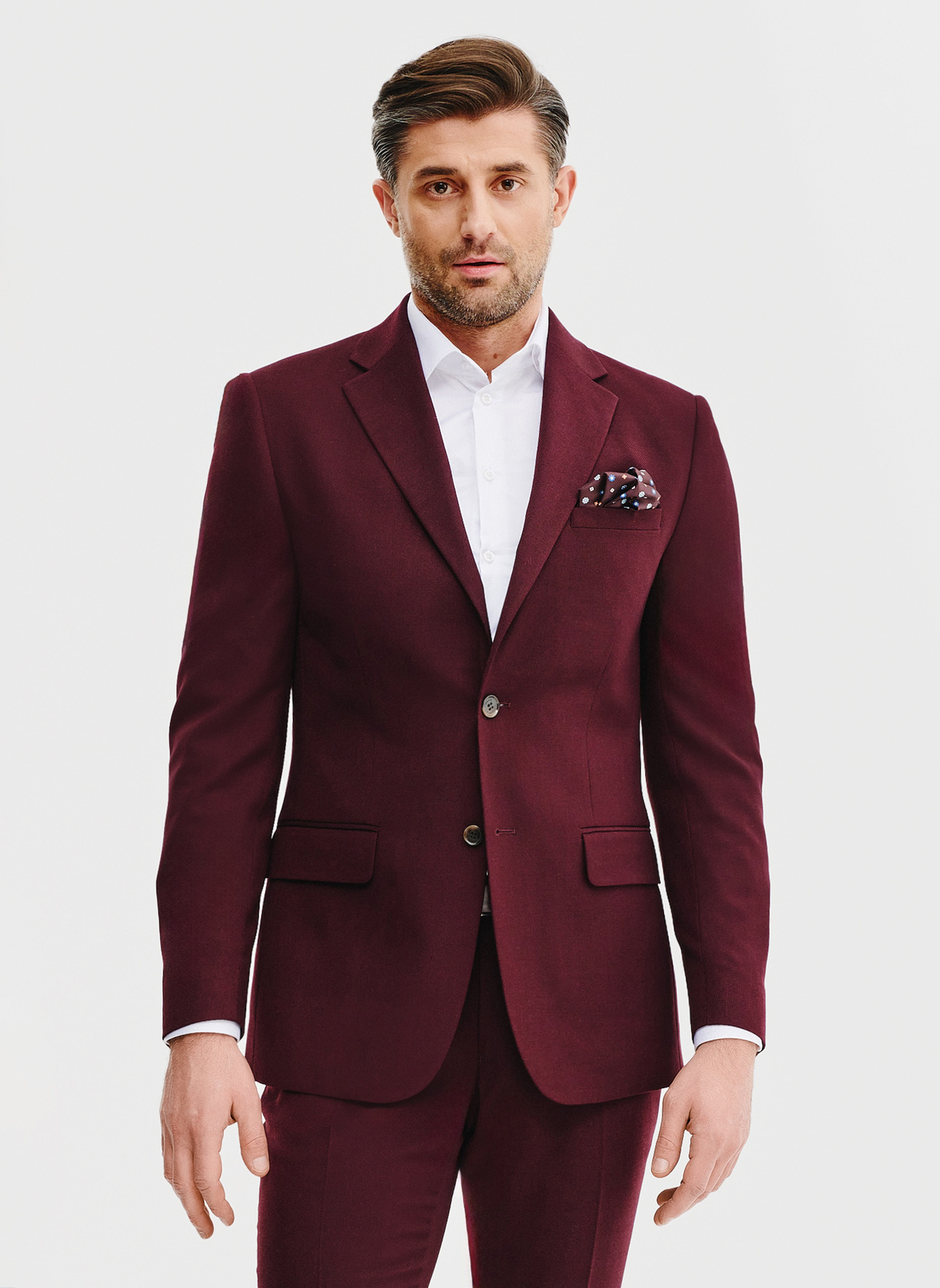 PAKO LORENTE – Marynarka garniturowa w kolorze bordowym