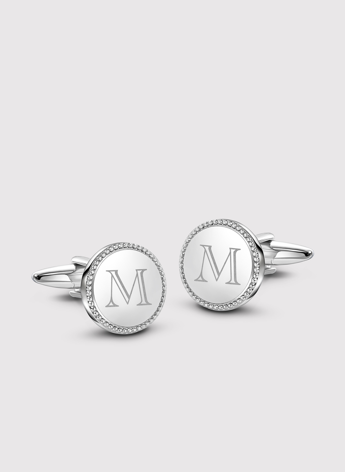 PAKO LORENTE – Srebrne spinki do mankietów