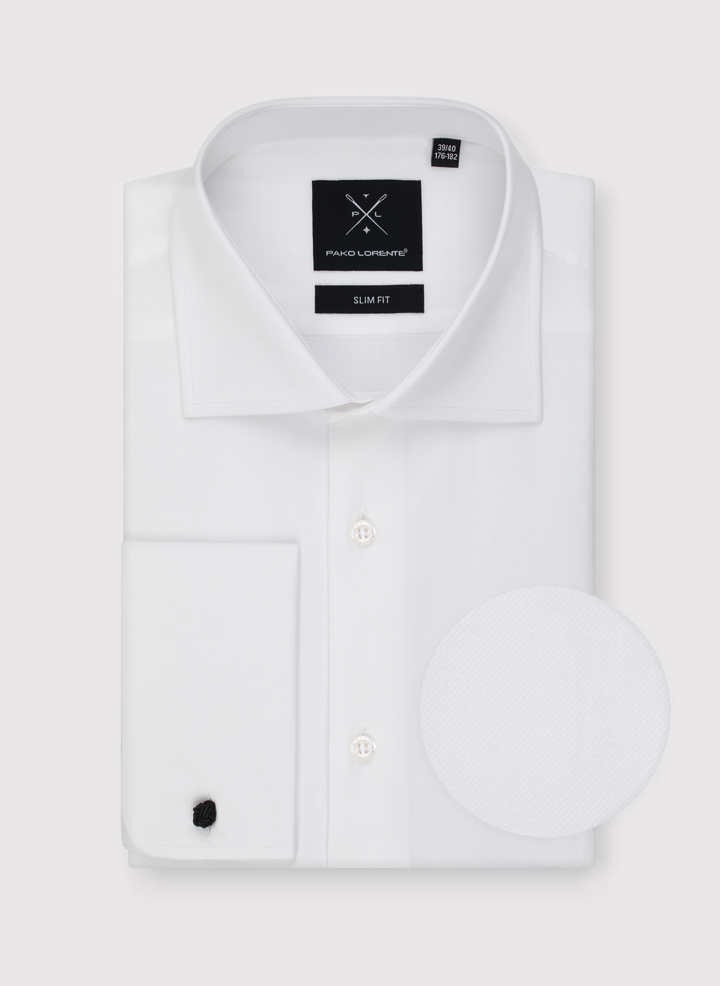PAKO LORENTE - Koszula męska na spinki