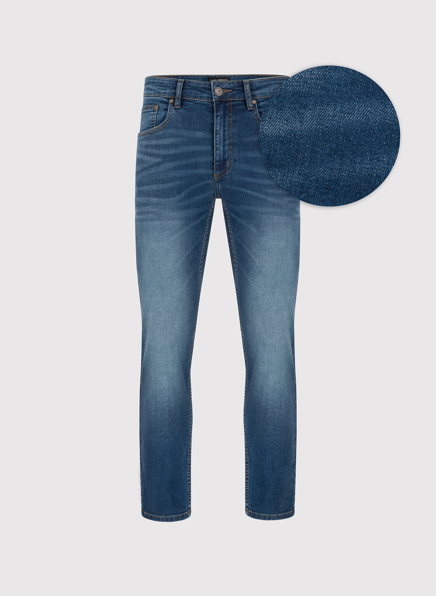 PAKO LORENTE - Granatowe spodnie męskie jeans