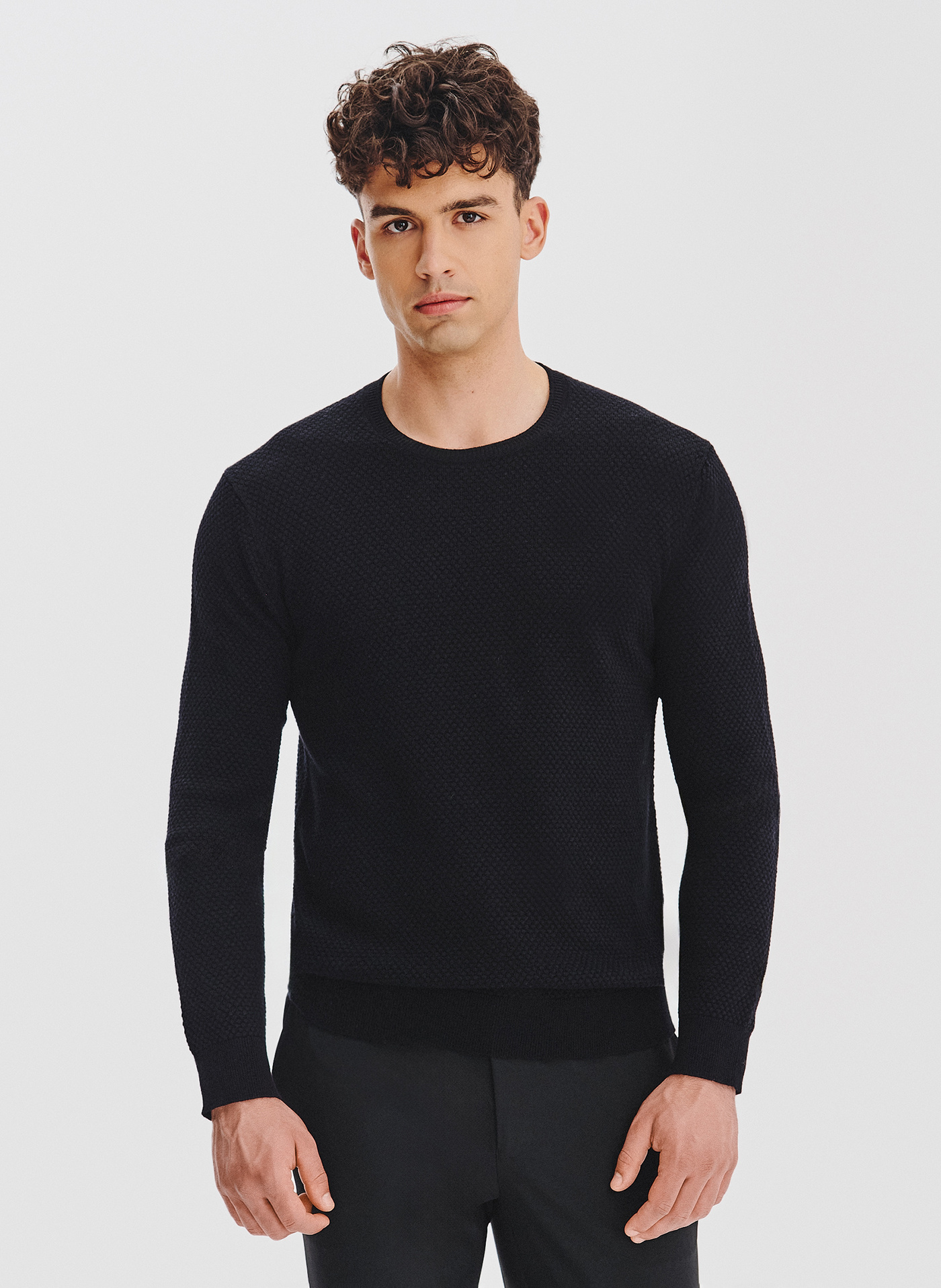 PAKO LORENTE - Sweter męski w kolorze czarnym