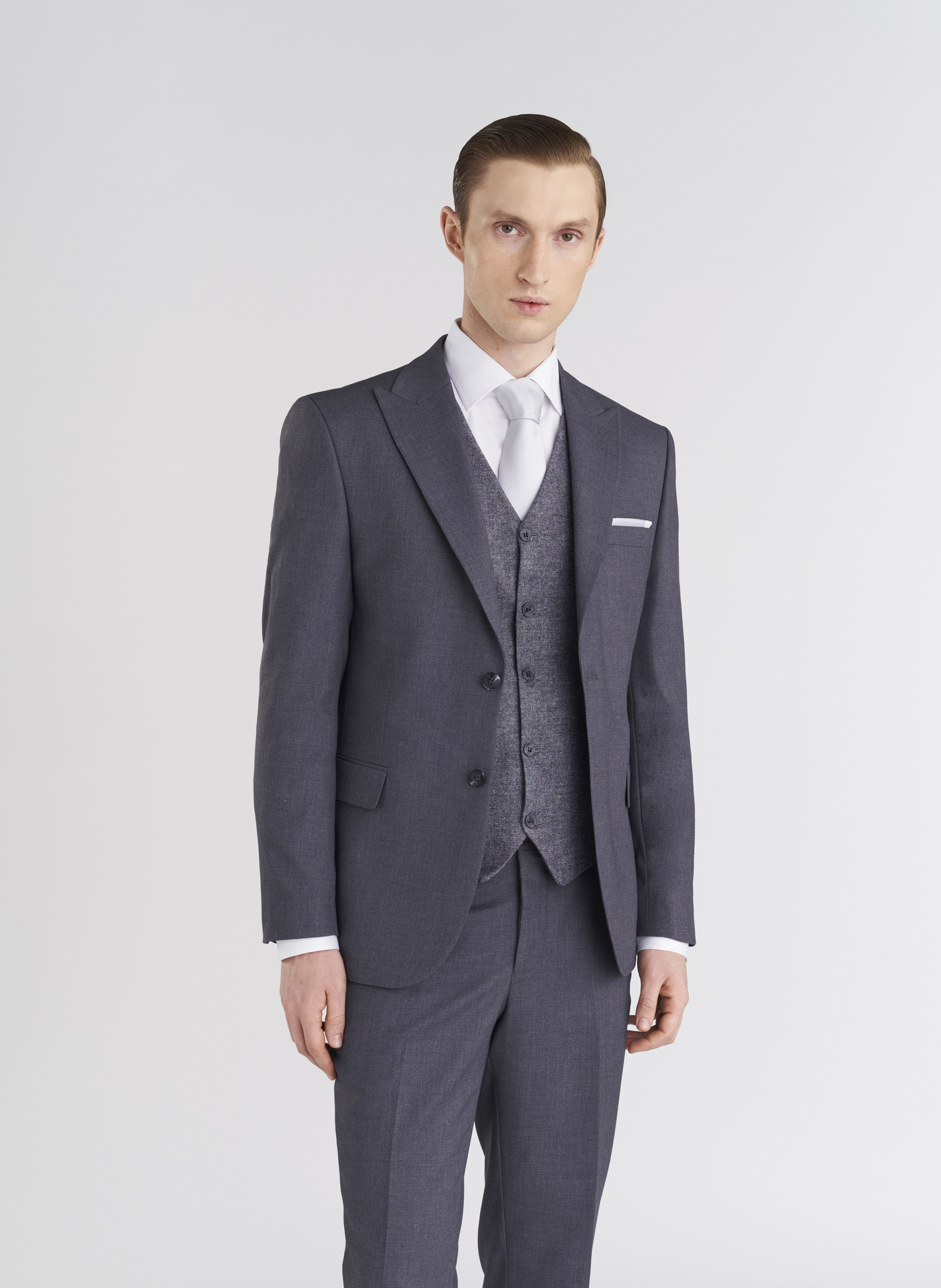 PAKO LORENTE – Szara jednorzędowa marynarka męska