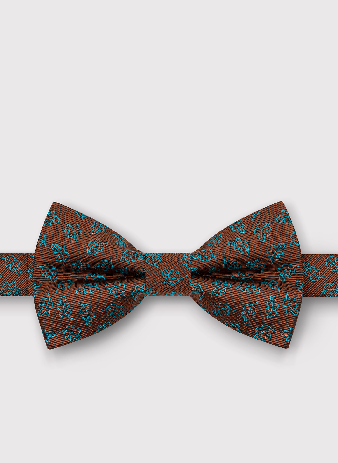 PAKO LORENTE – Brązowa mucha męska we wzorki