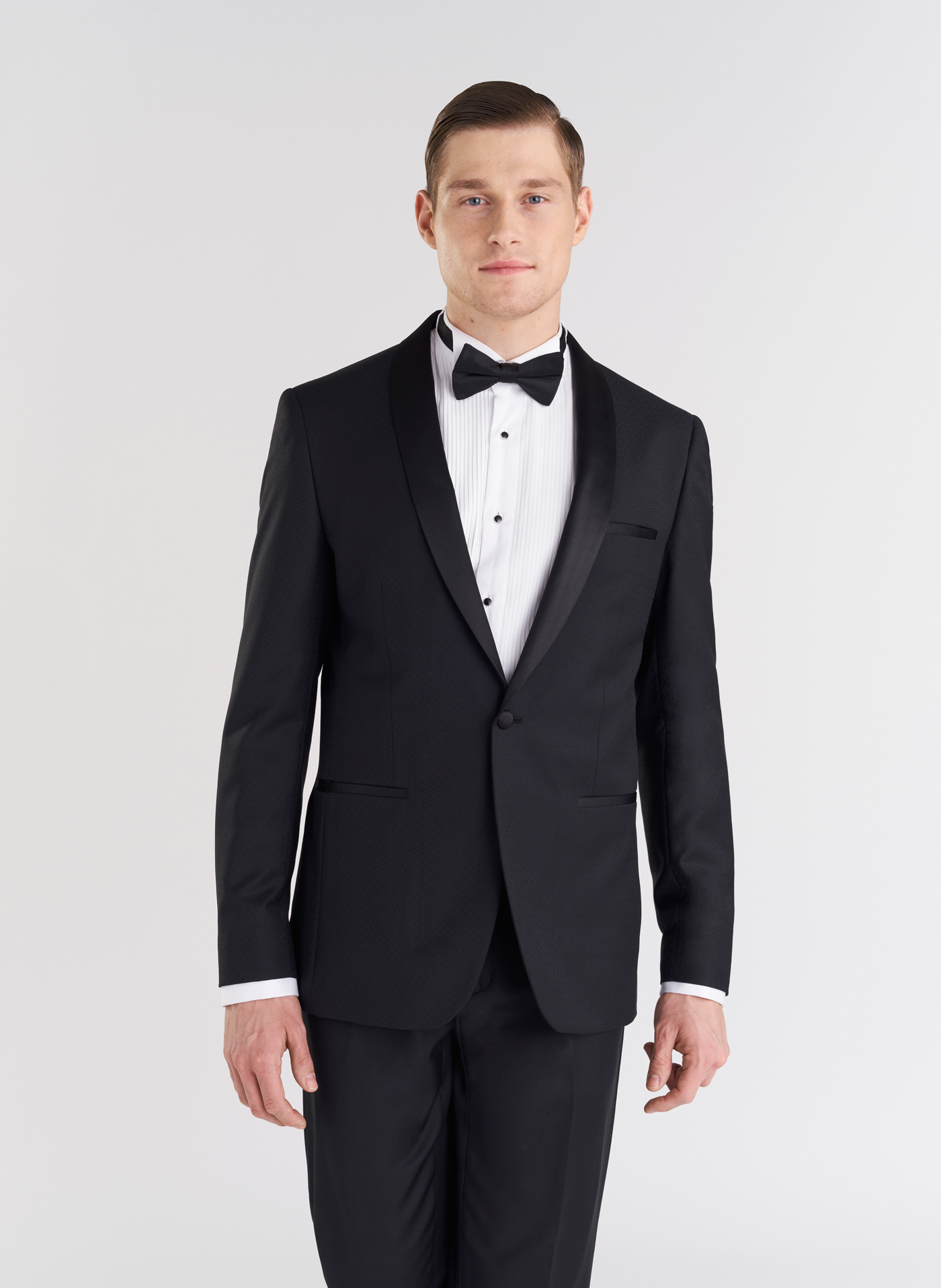 PAKO LORENTE – Czarna marynarka smokingowa